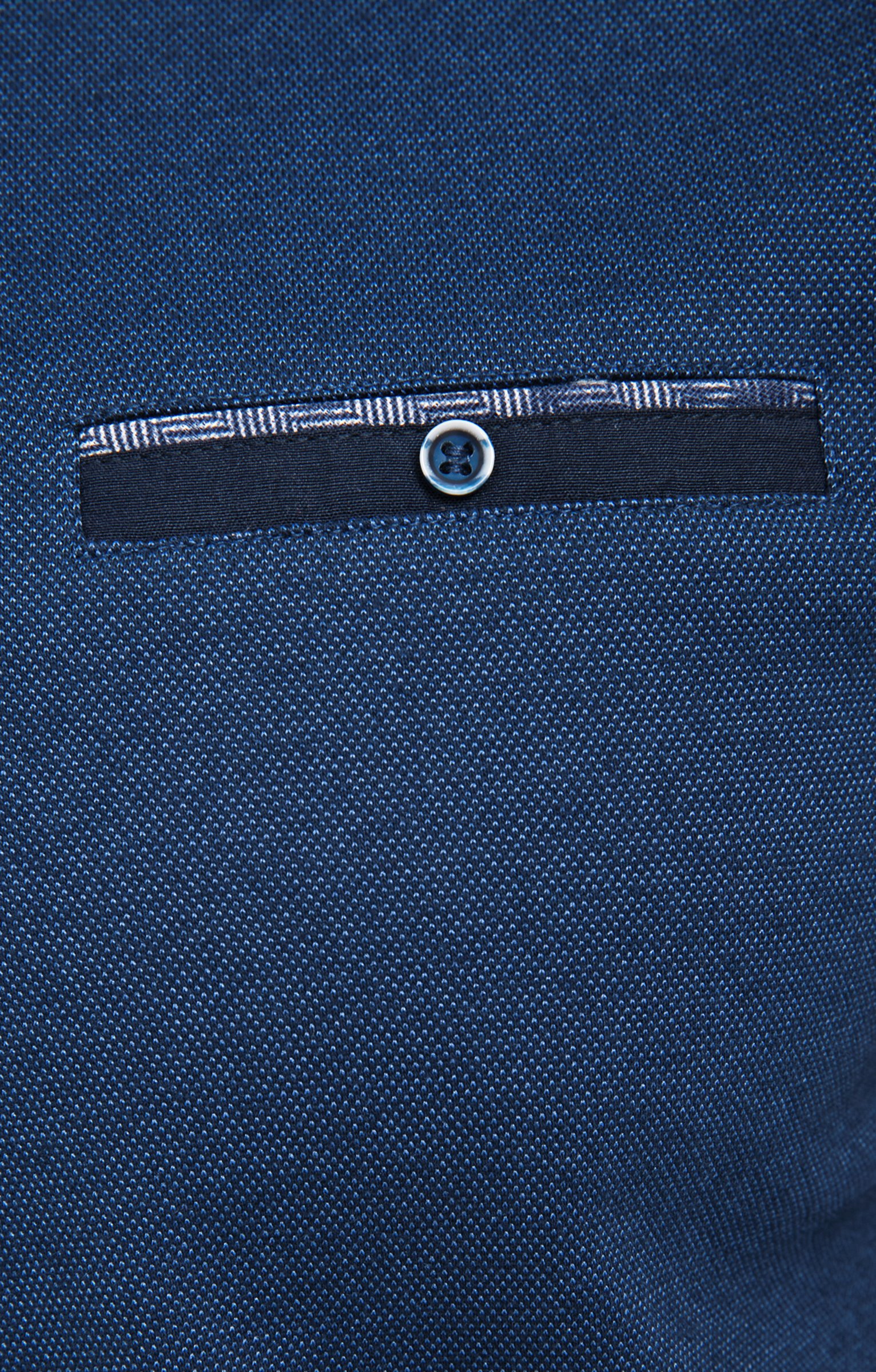 Polo manches longues Sheldon - BLEU