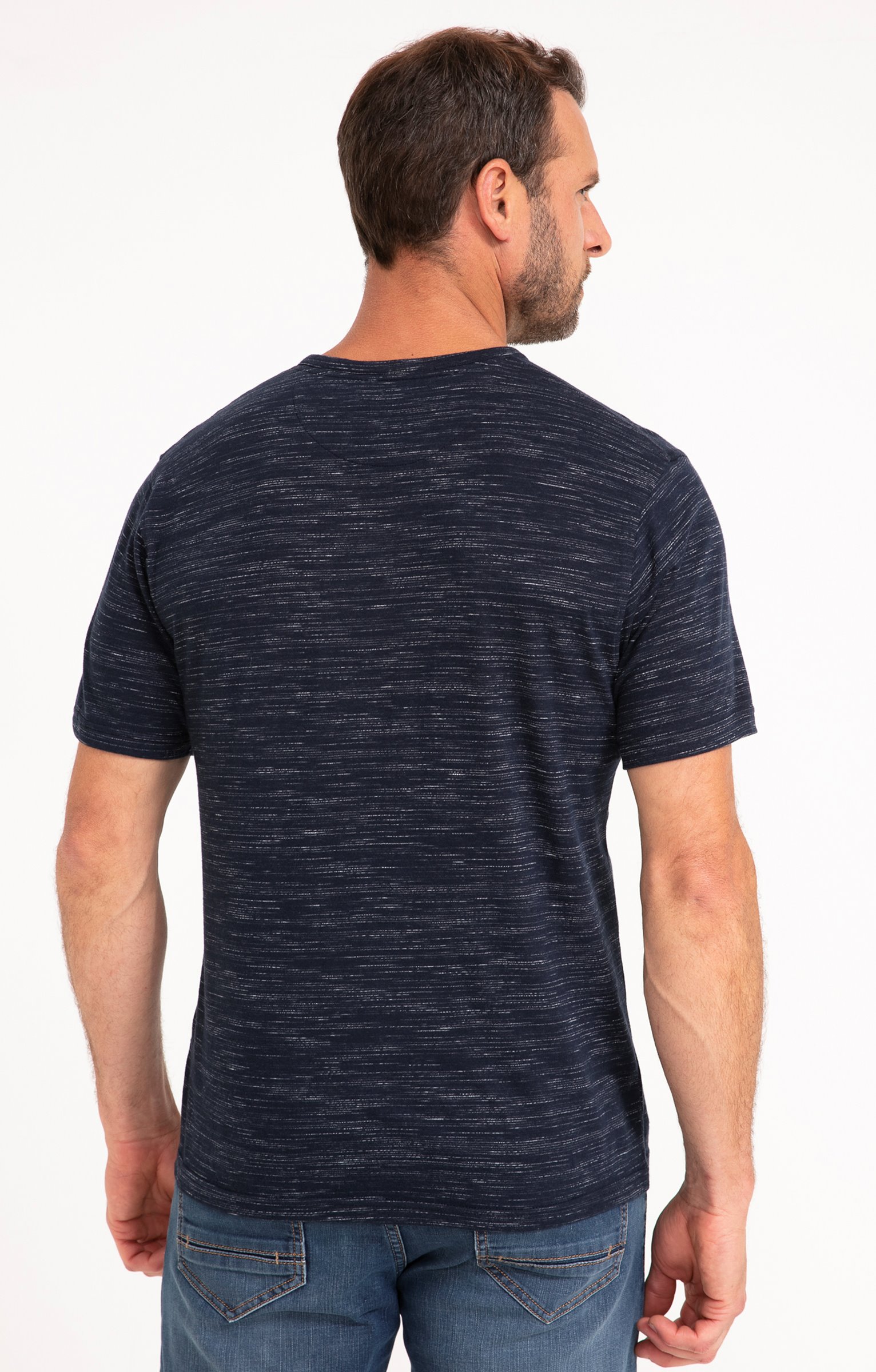 Tee-shirt manches courtes Abstrait - MARINE