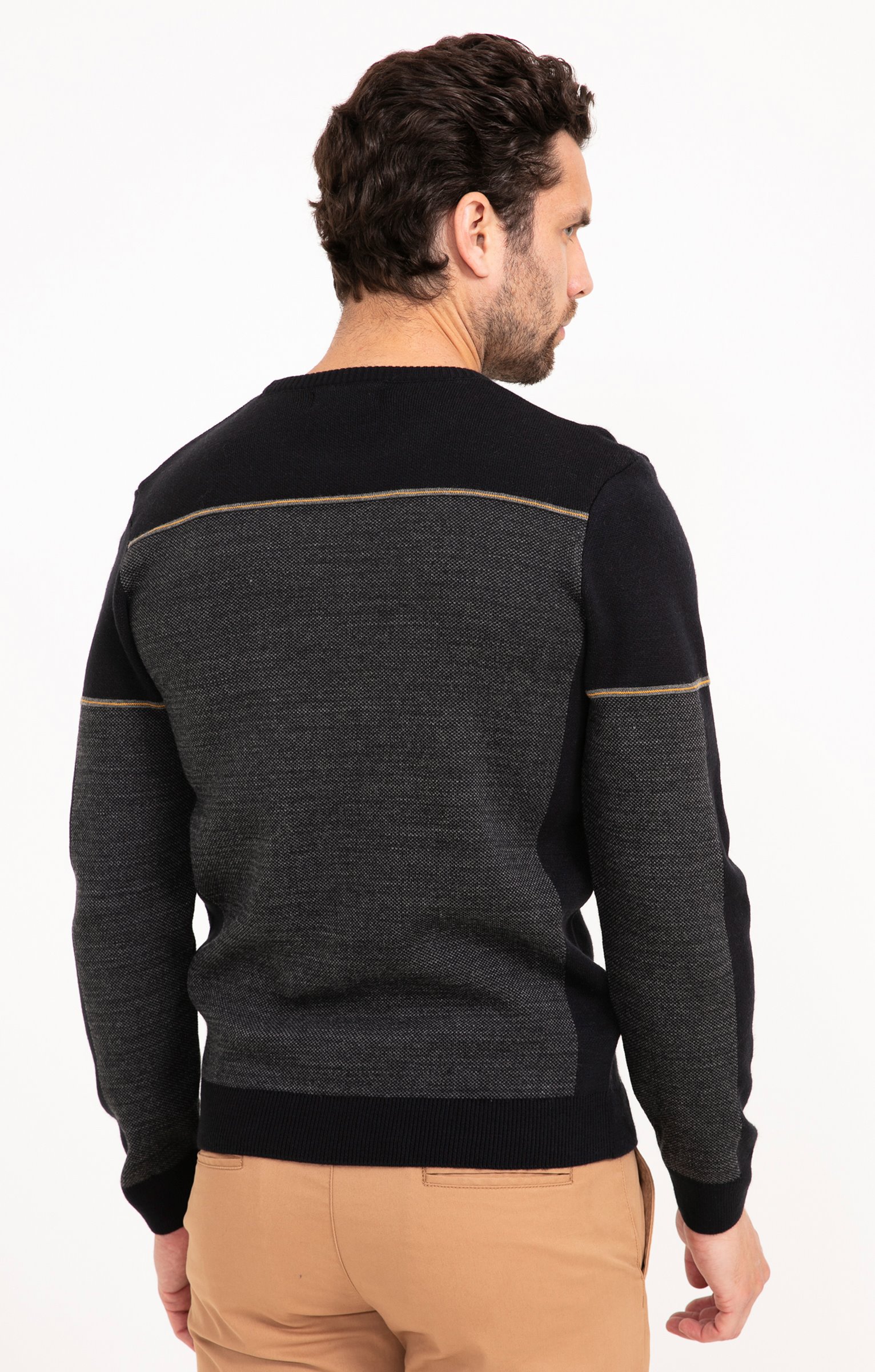 Pull uni col rond - MARINE