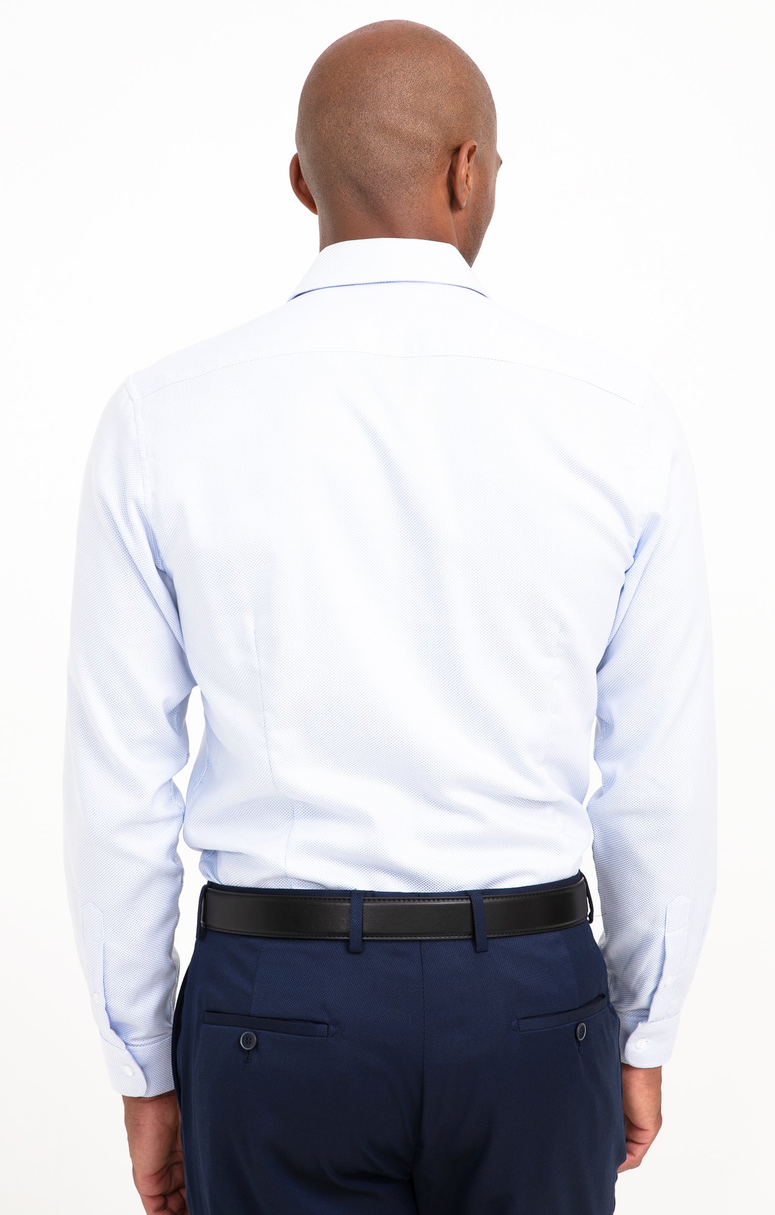 Chemise BIROPE coupe ajustée - BLEU CIEL