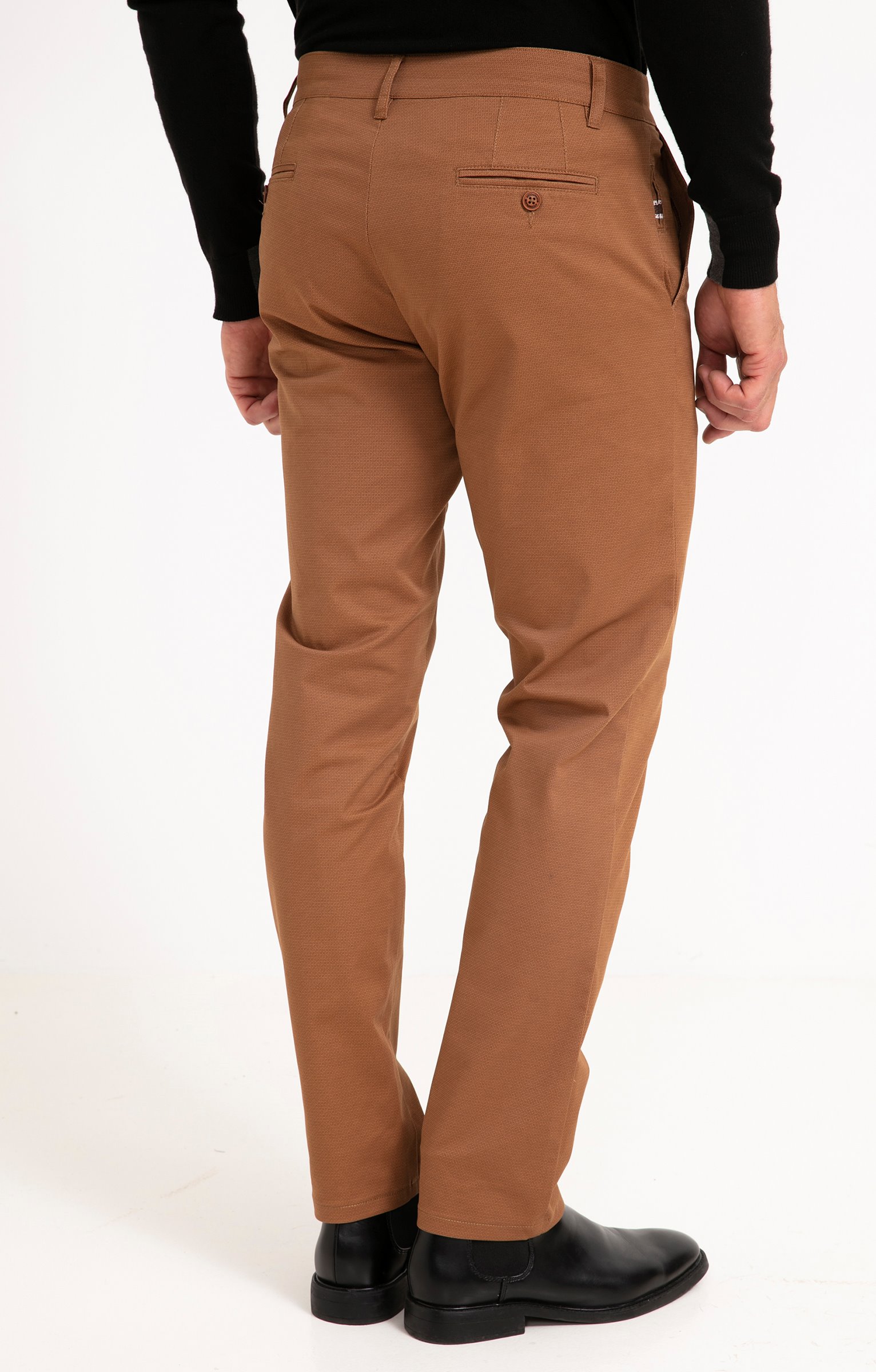Pantalon chino Printed - HAVANE