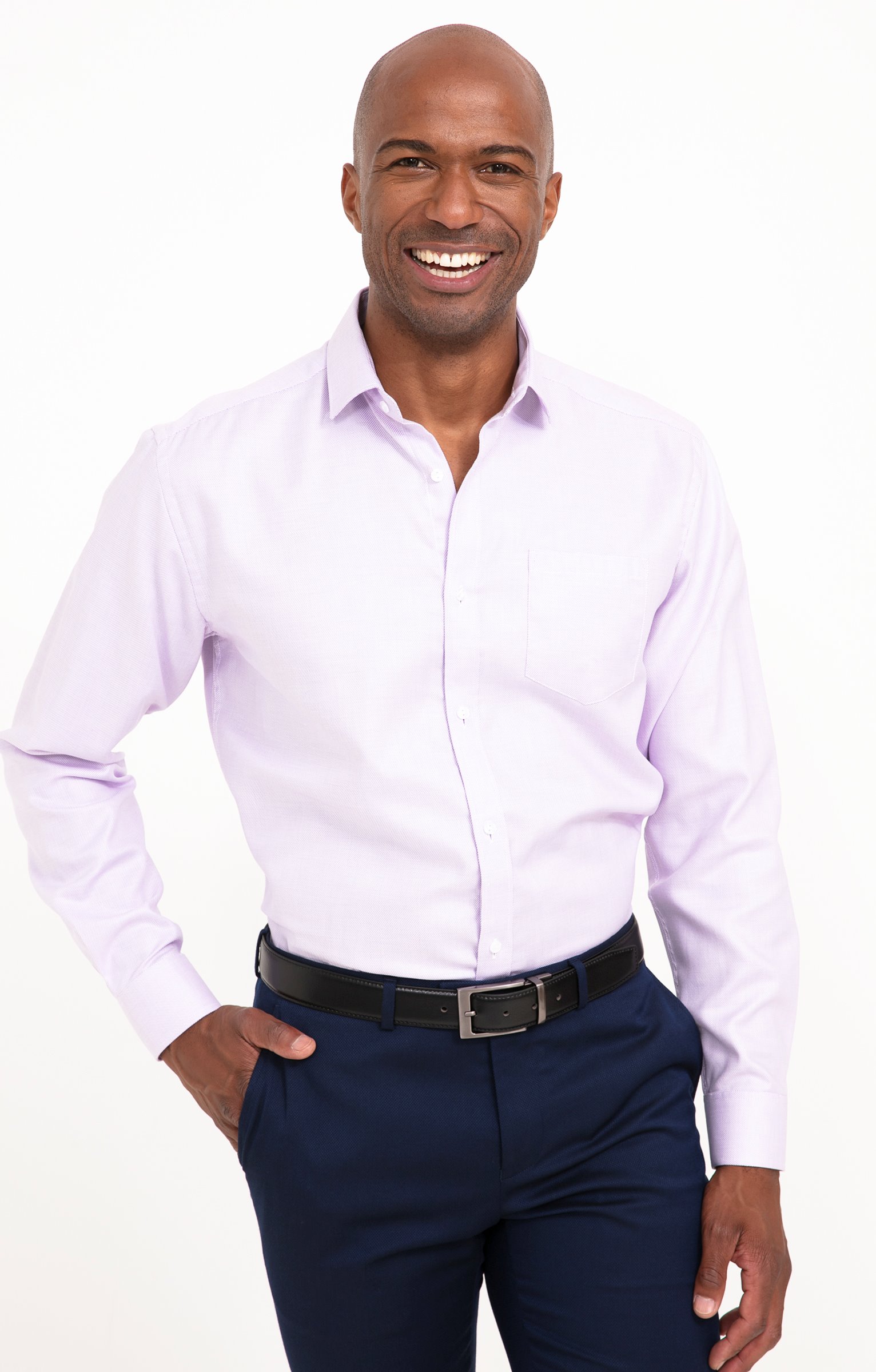 Chemise PURPLE WAVE coupe confort - VIOLET