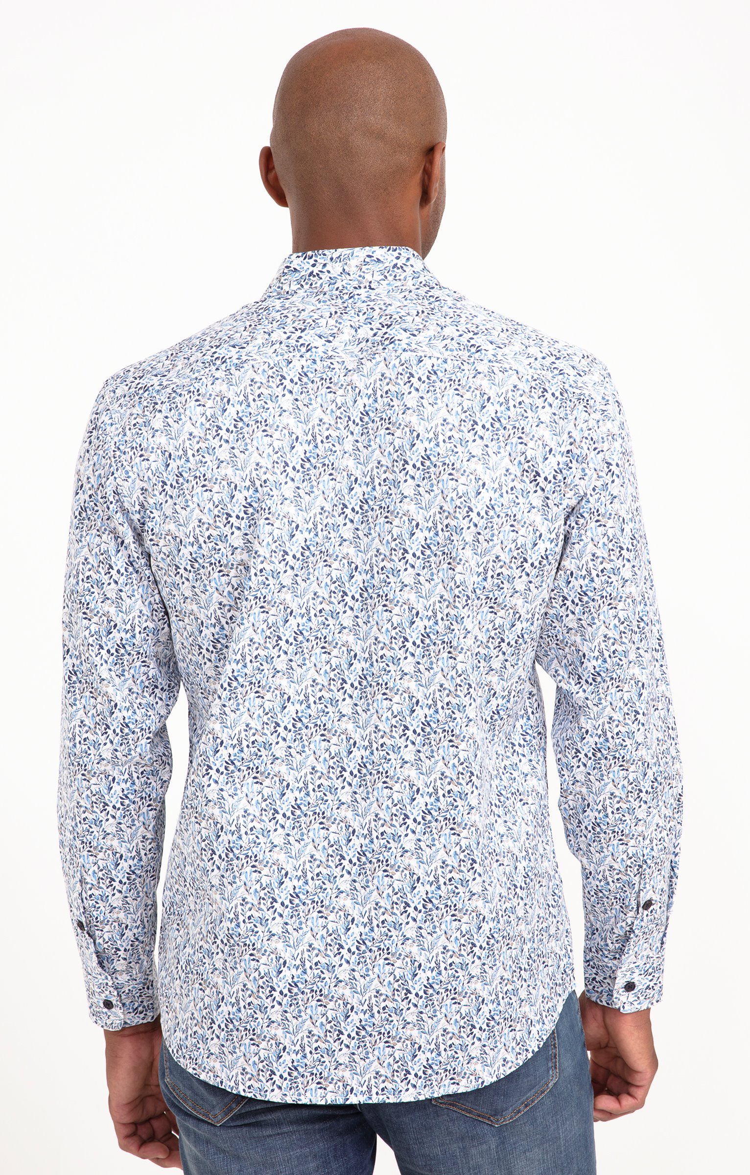 Chemise manches longues MARCUS - BLEU