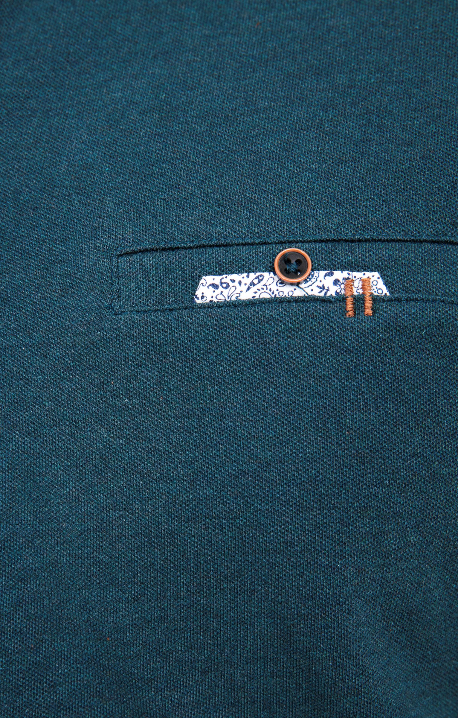 Polo manches longues Romantique - PÉTROLE