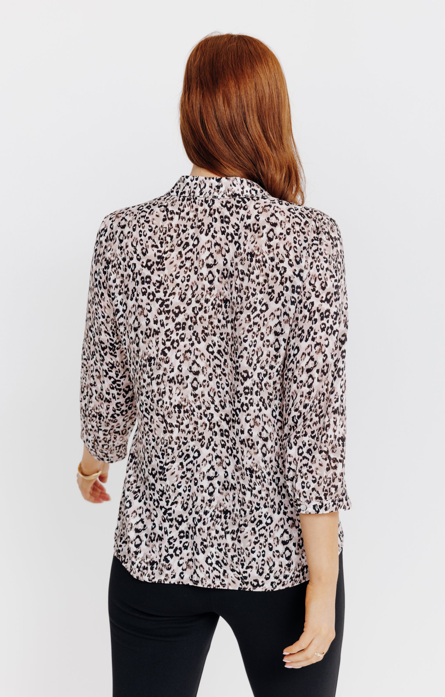 Chemise imprimée  en viscose ecovero™ - BEIGE