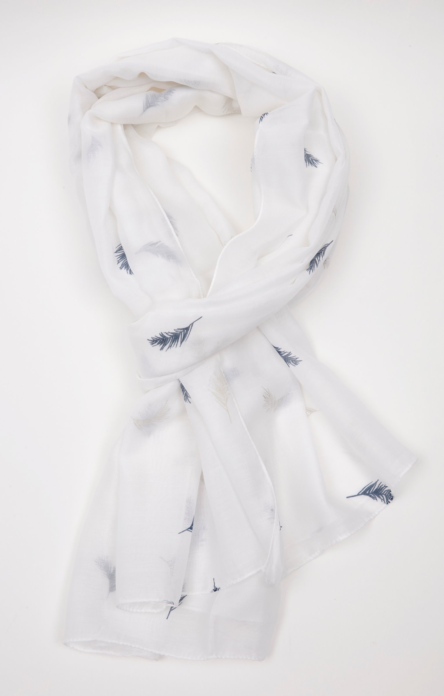 Grand voile léger uni - ÉCRU