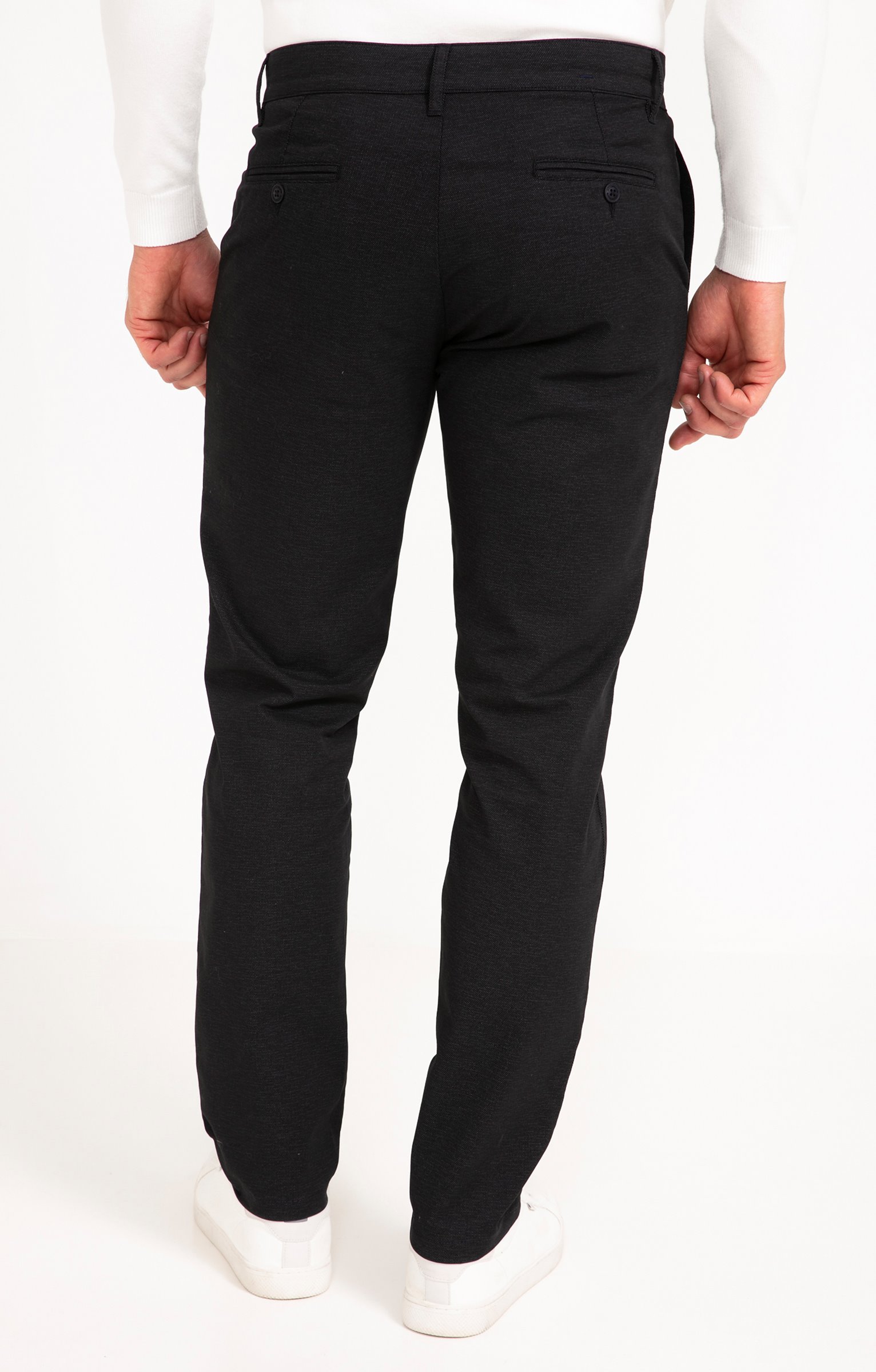 Pantalon chino Liny - NOIR