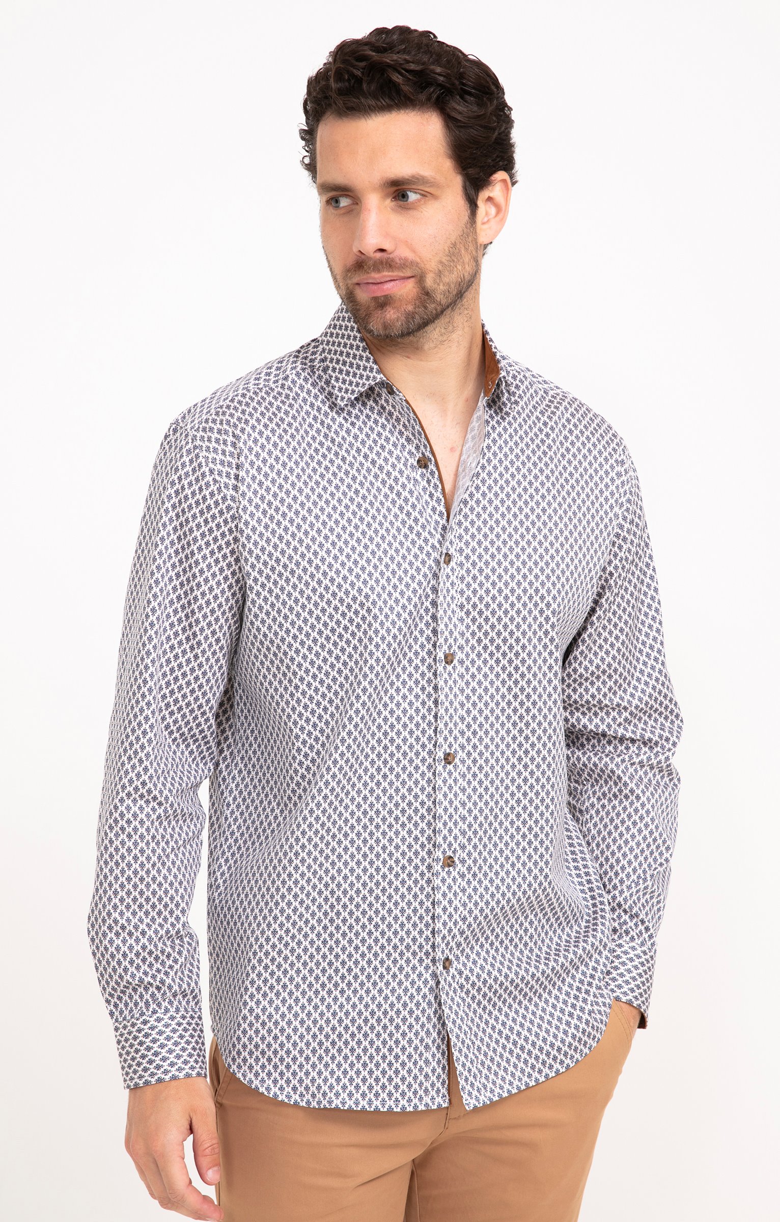 Chemise manches longues BILBA - BLANC