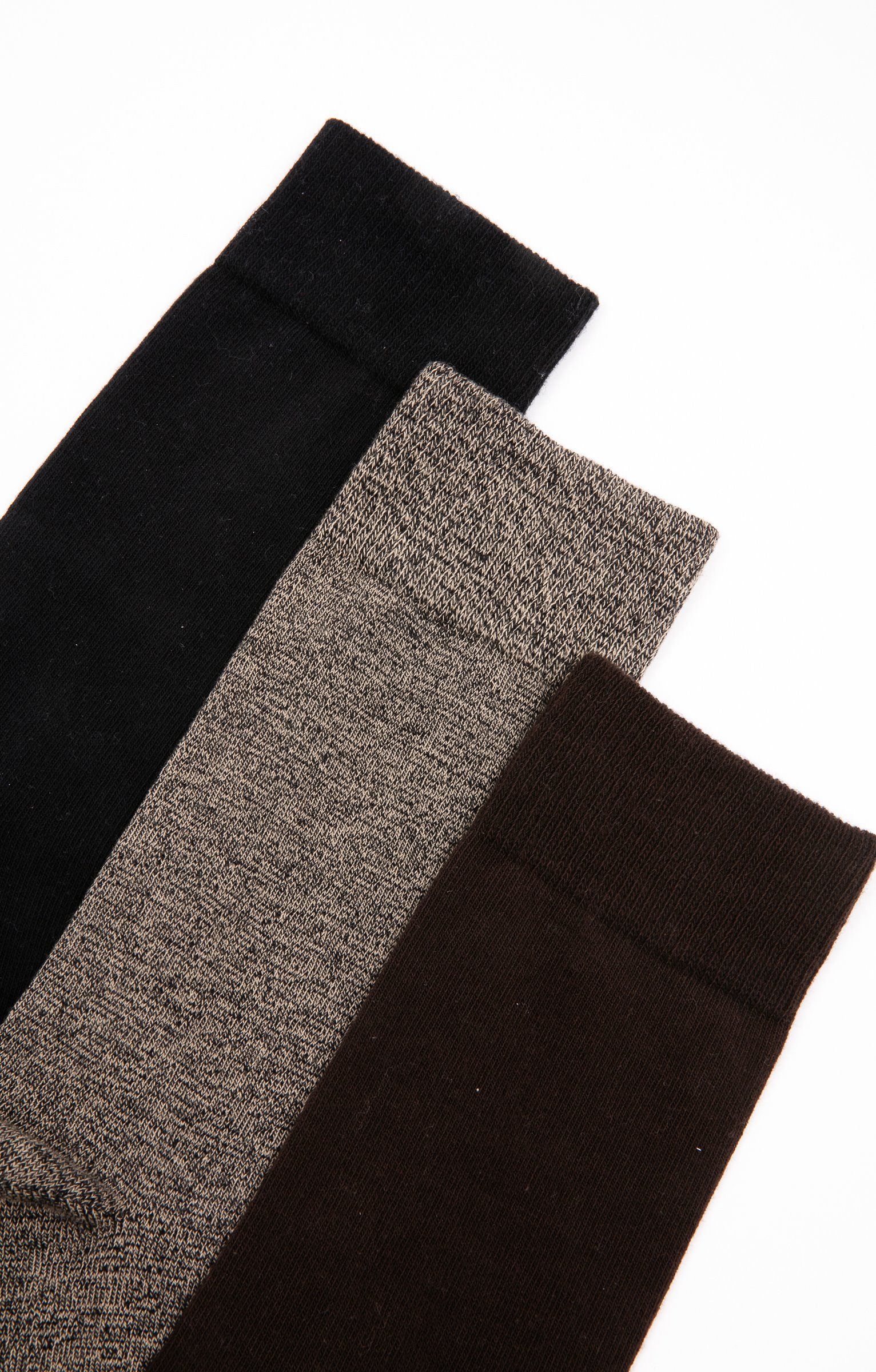 LOT DE 3 PAIRES DE CHAUSSETTES KORA - NOIR