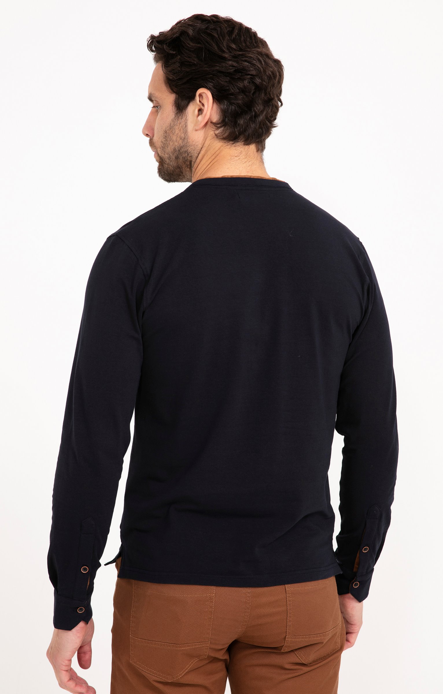 Tee-shirt manches longues Suedot - MARINE