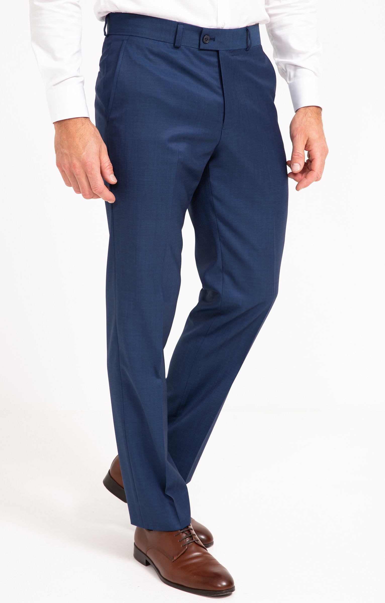 Pantalon de costume Pavone - BLEU