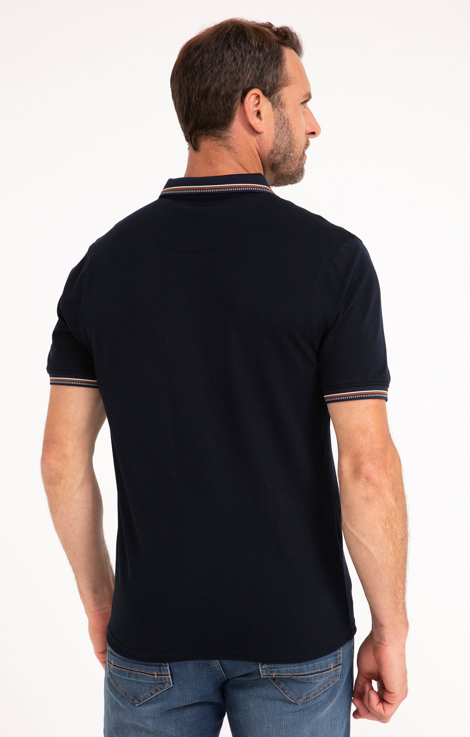 Polo manches courtes Lisy - MARINE