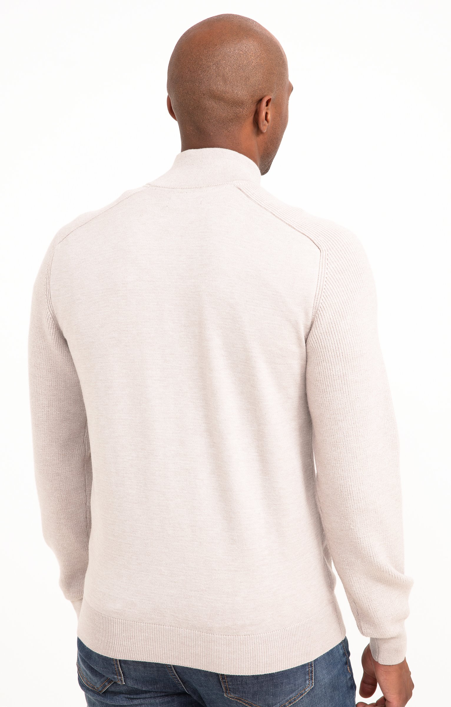 Gilet uni détails camel - BEIGE