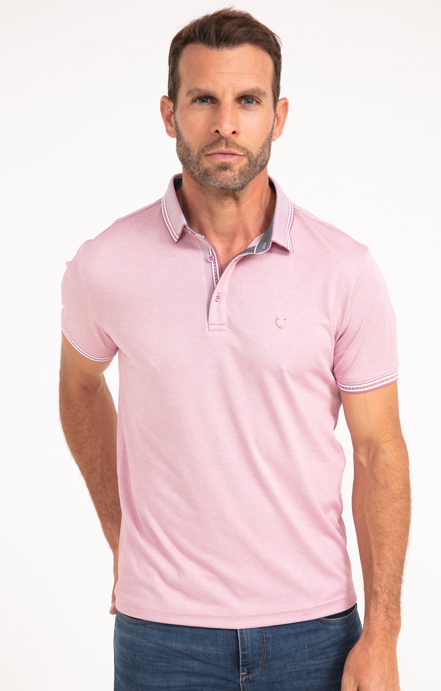 Polo manches courtes Link - ROSE