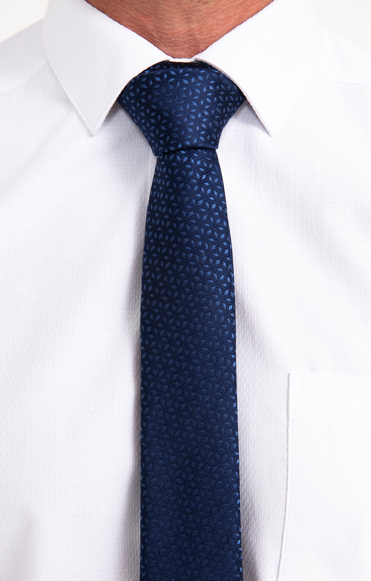 Cravate PETALS - MARINE