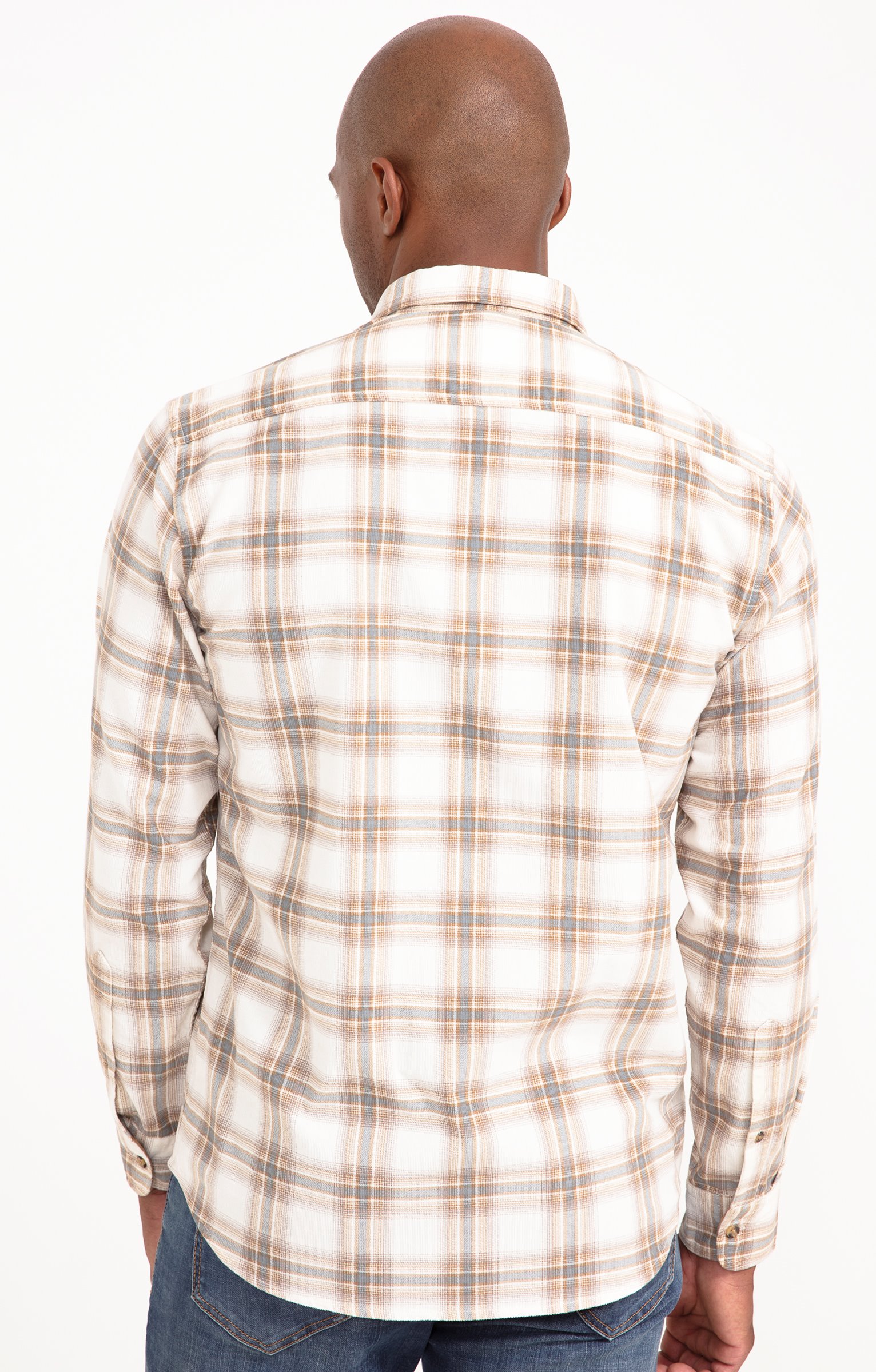 Chemise en velours écru - ÉCRU