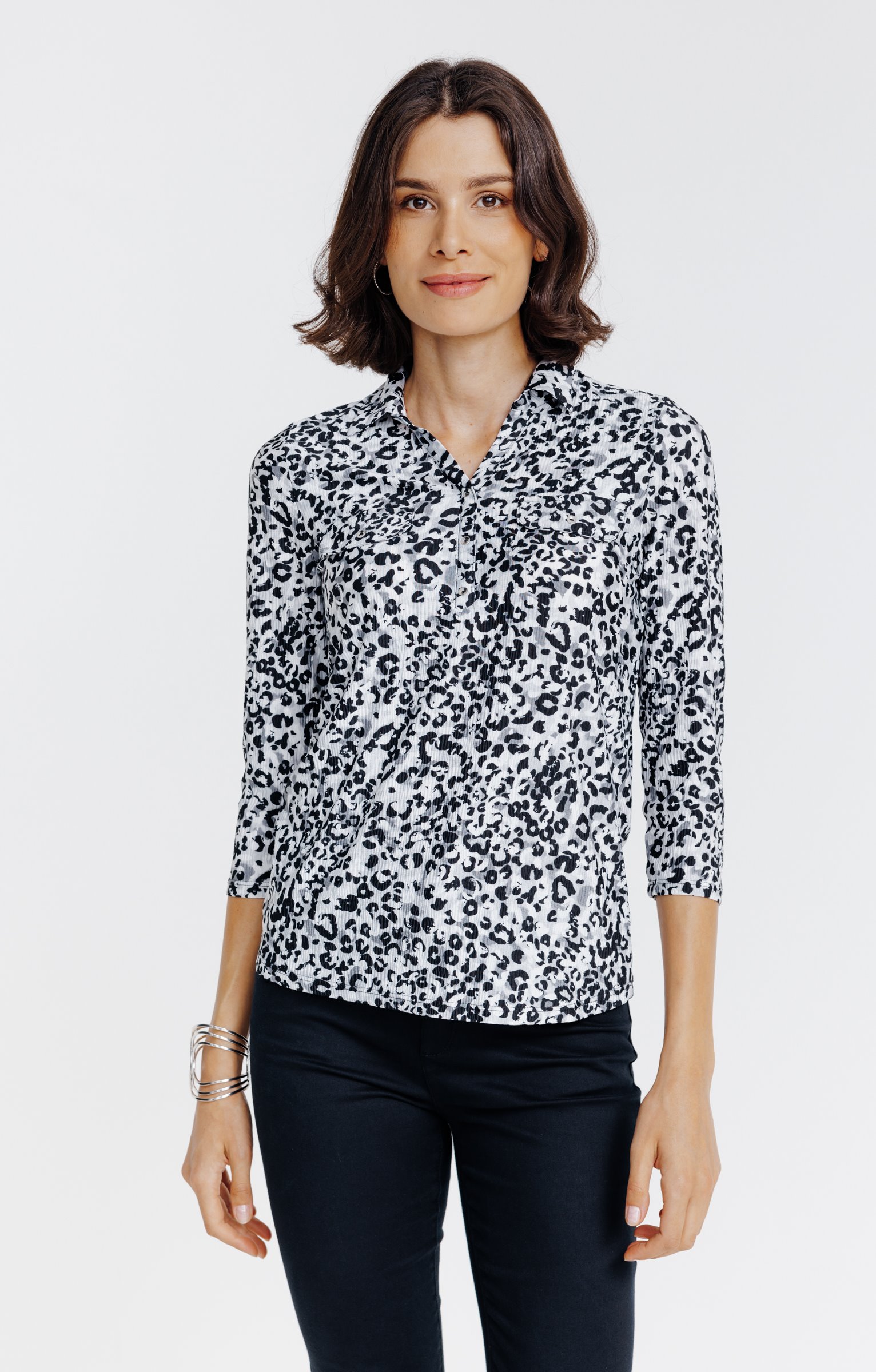 Tee-shirt imprimé - GRIS MOYEN