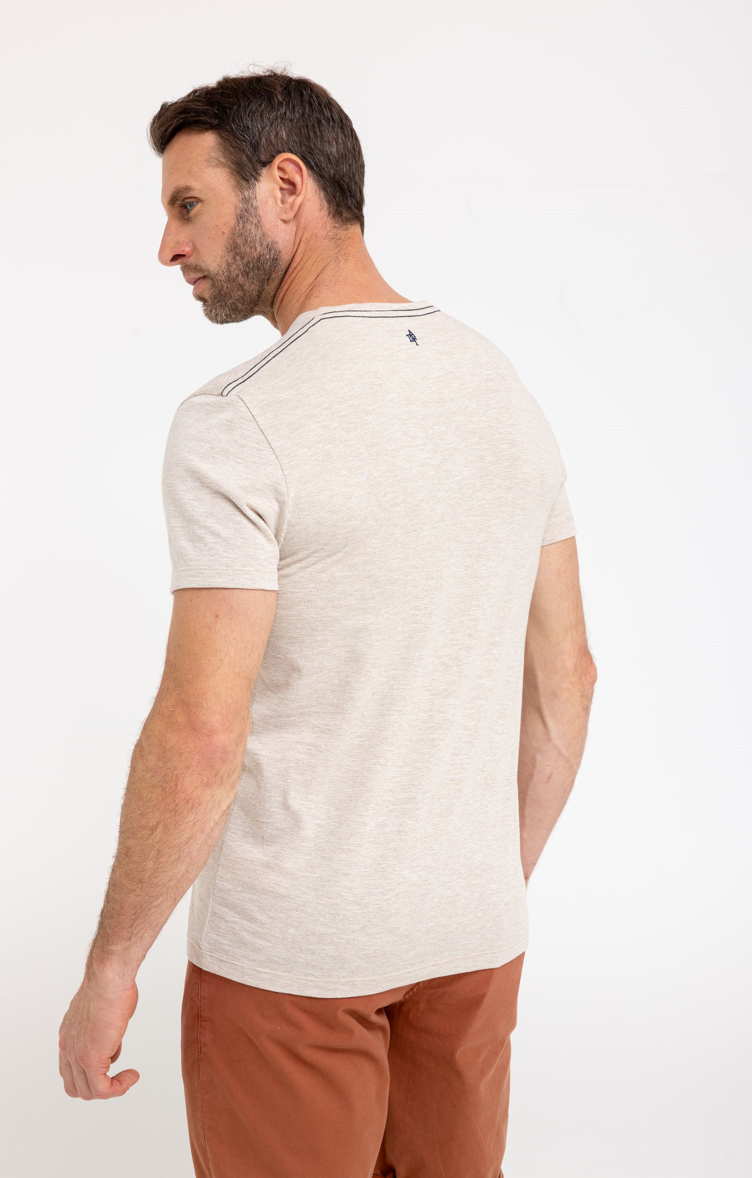 Tee-shirt manches courts Geowolf - BEIGE