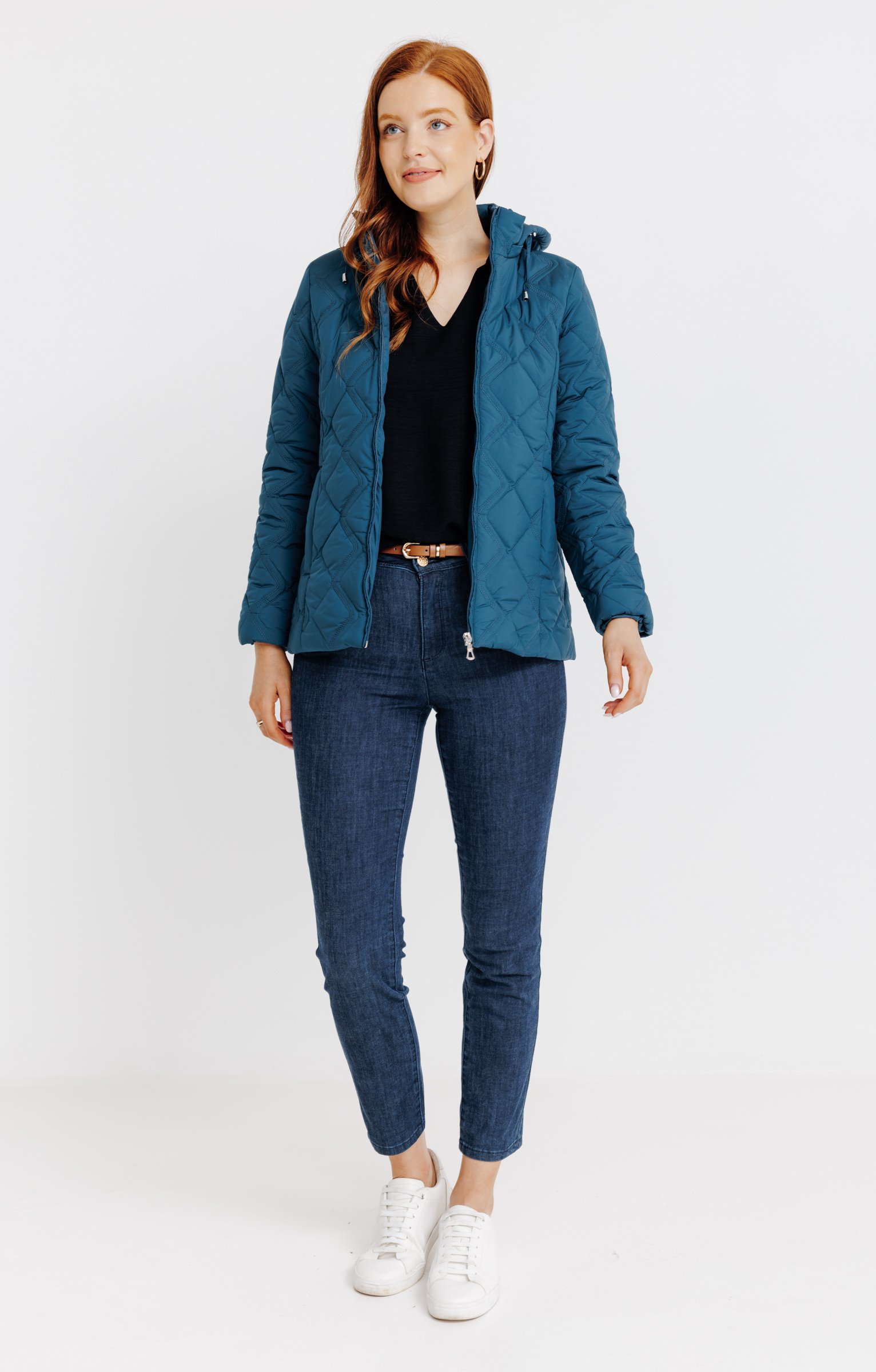 Doudoune légère non doublée - PÉTROLE