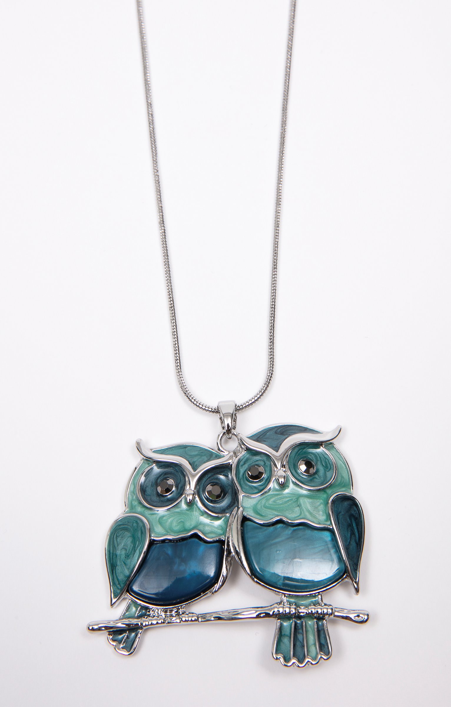 Sautoir deux hiboux - CANARD