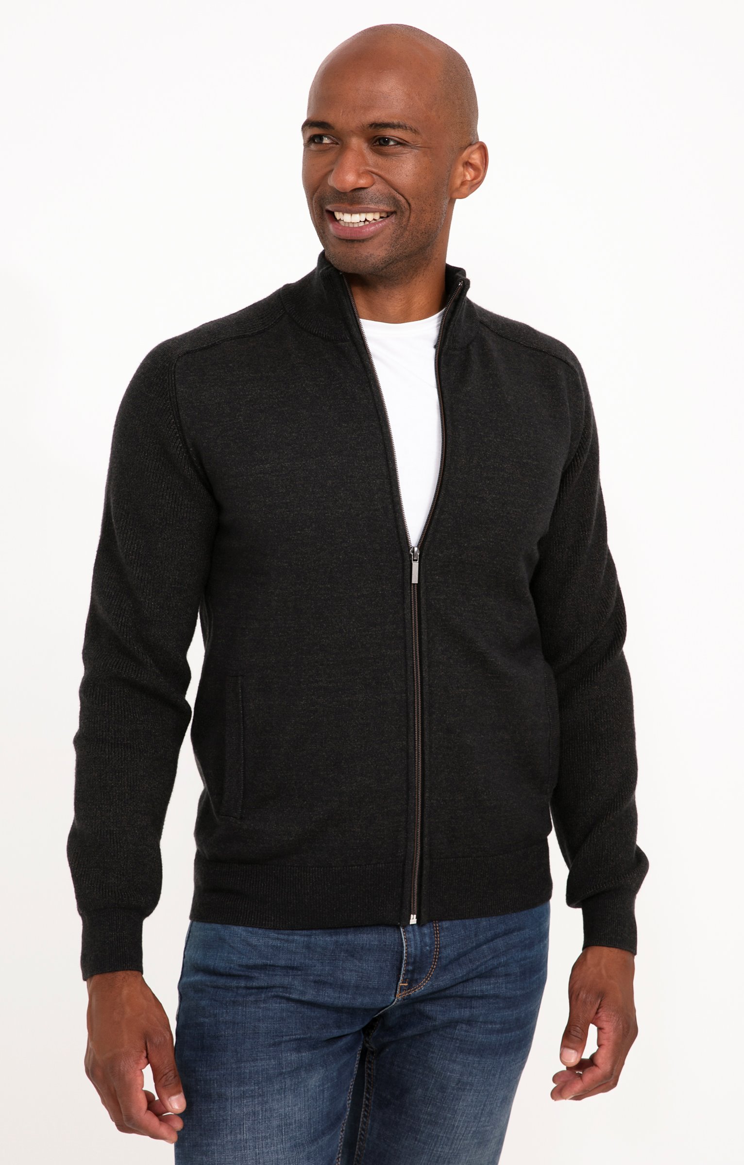 Gilet uni détails camel - CHOCOLAT