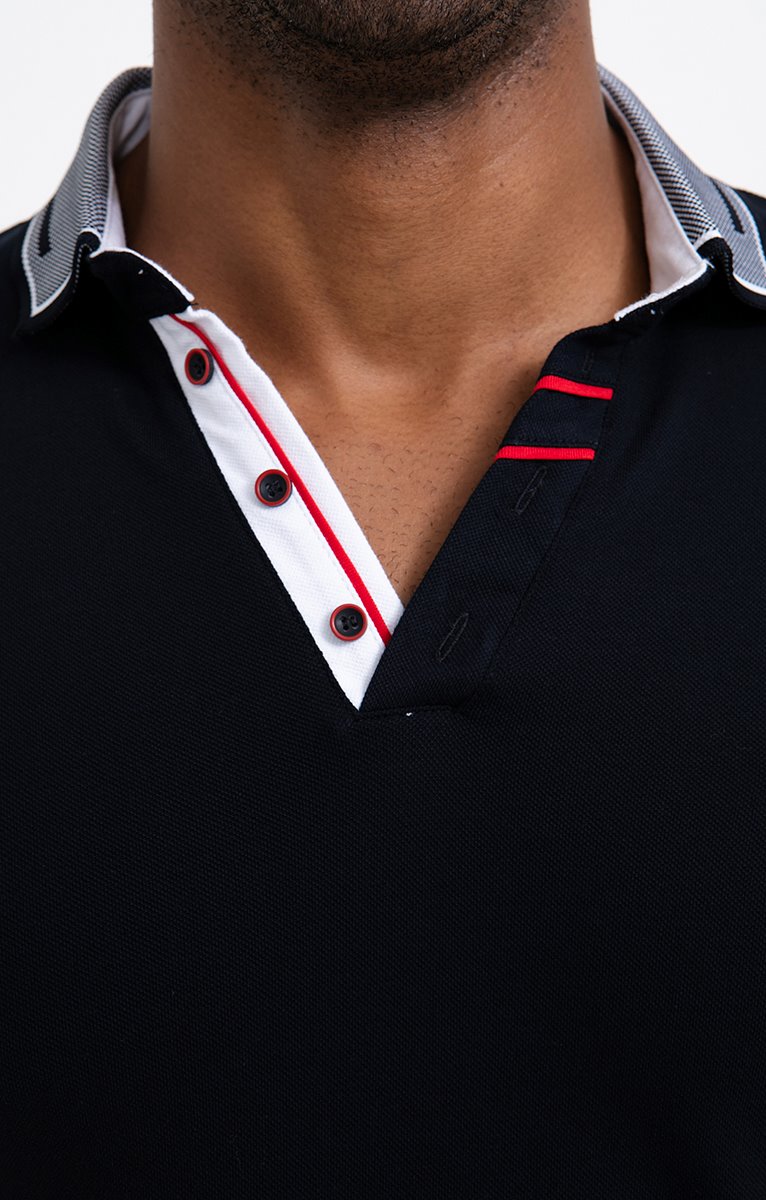 Polo manches courtes VP Marine - MARINE