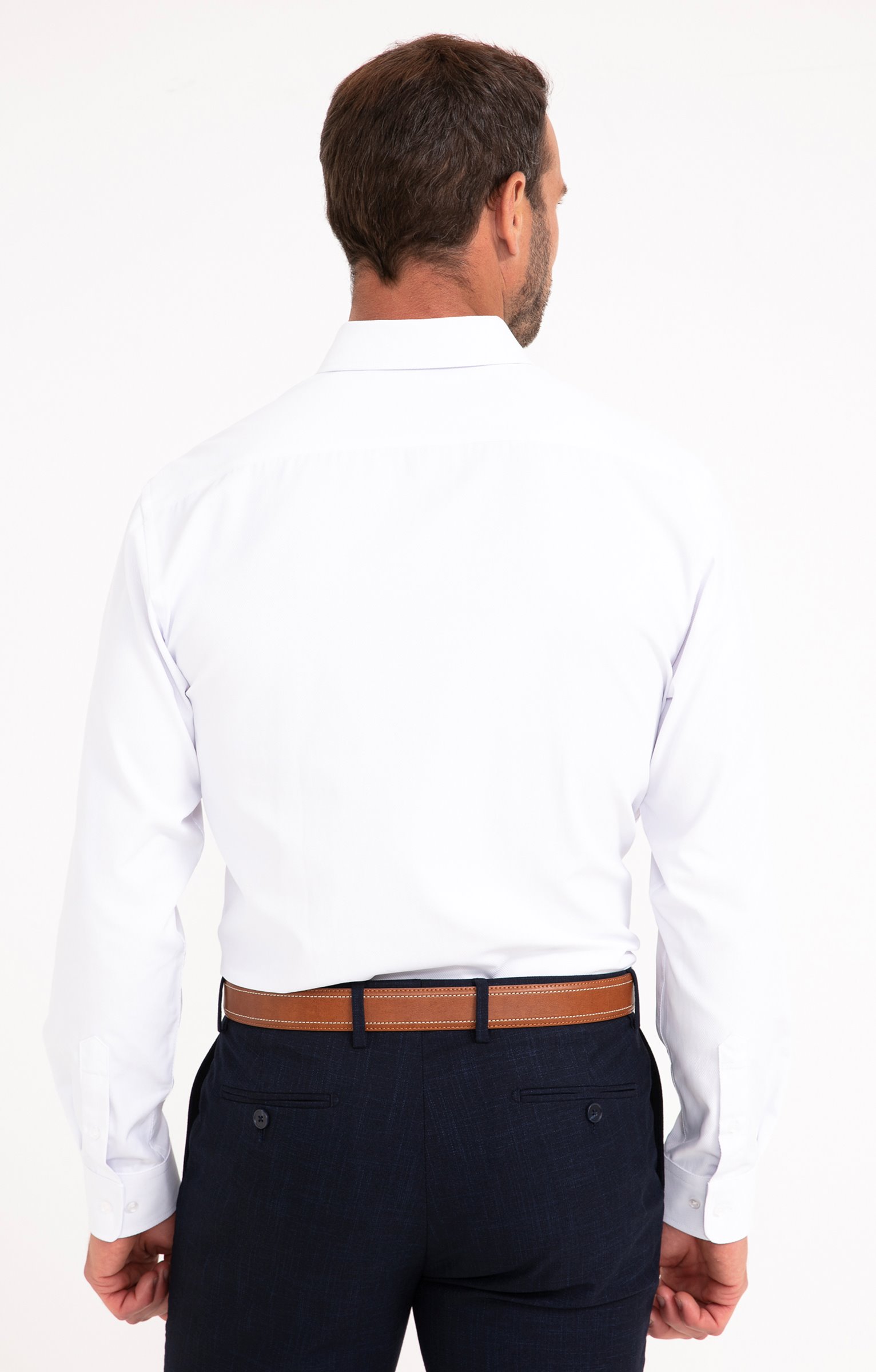 Chemise WHITEDIAG coupe regular - BLANC