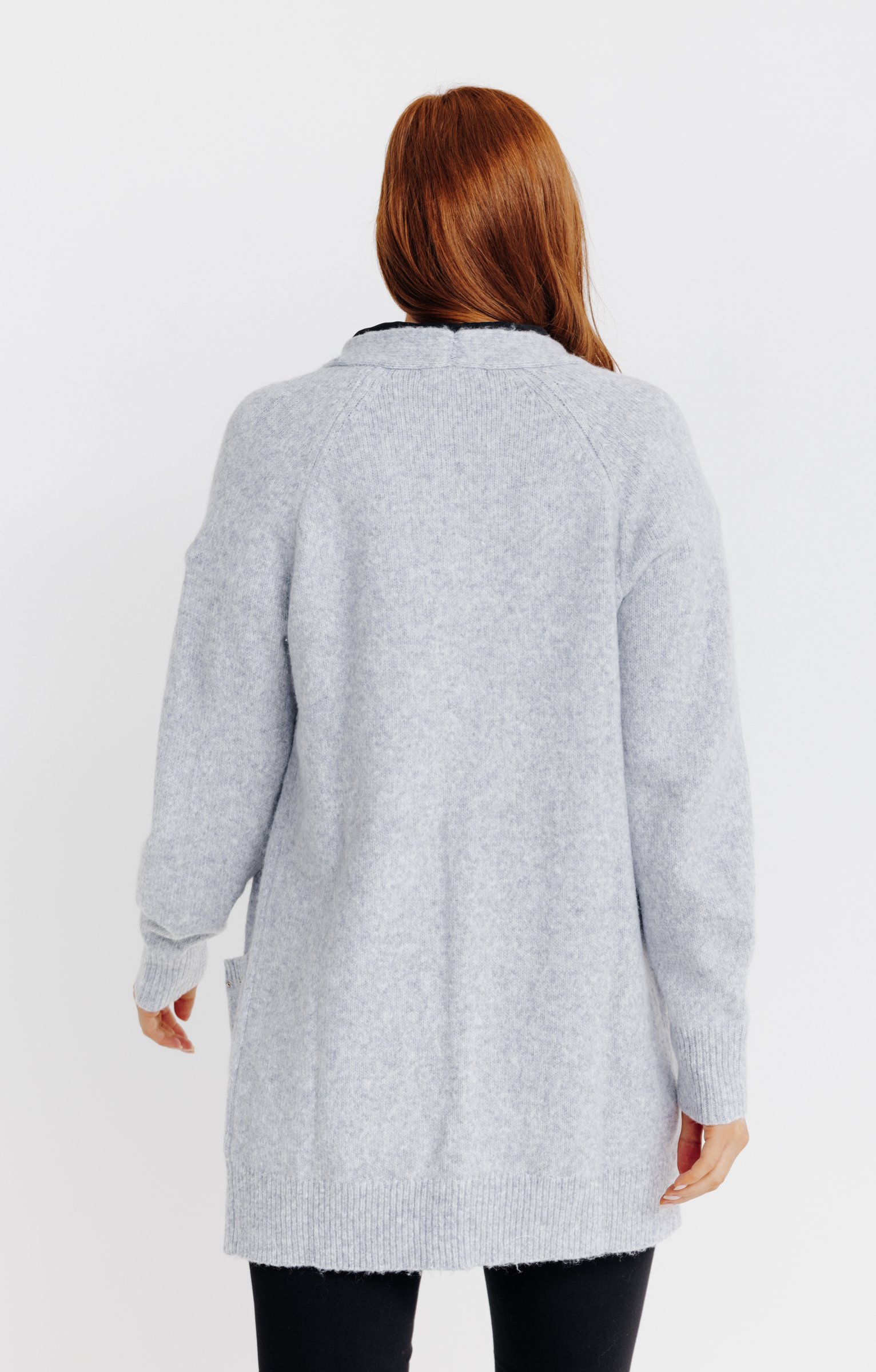 Cardigan long - INDIGO