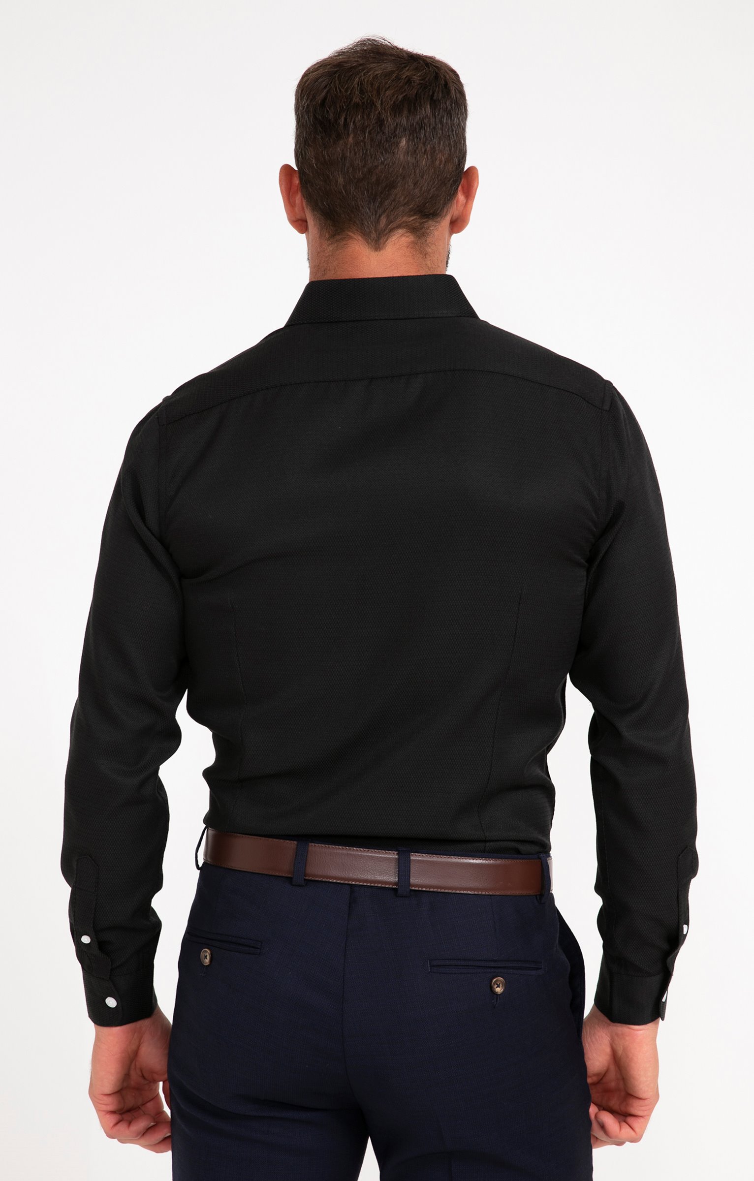 Chemise FLECHE coupe ajustée - NOIR