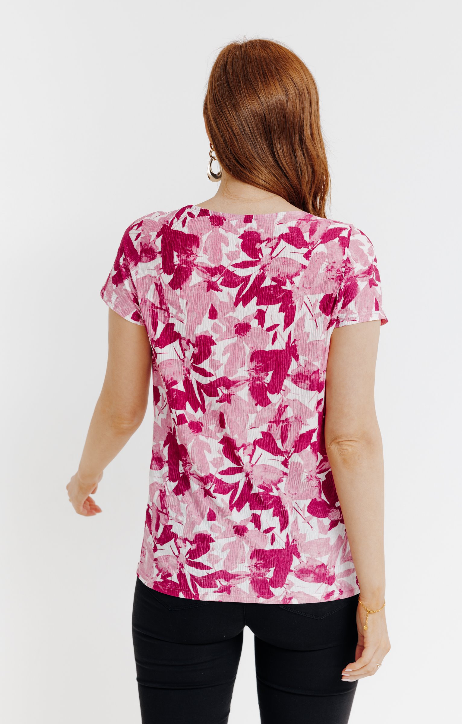 Tee-shirt imprimé - LIE DE VIN