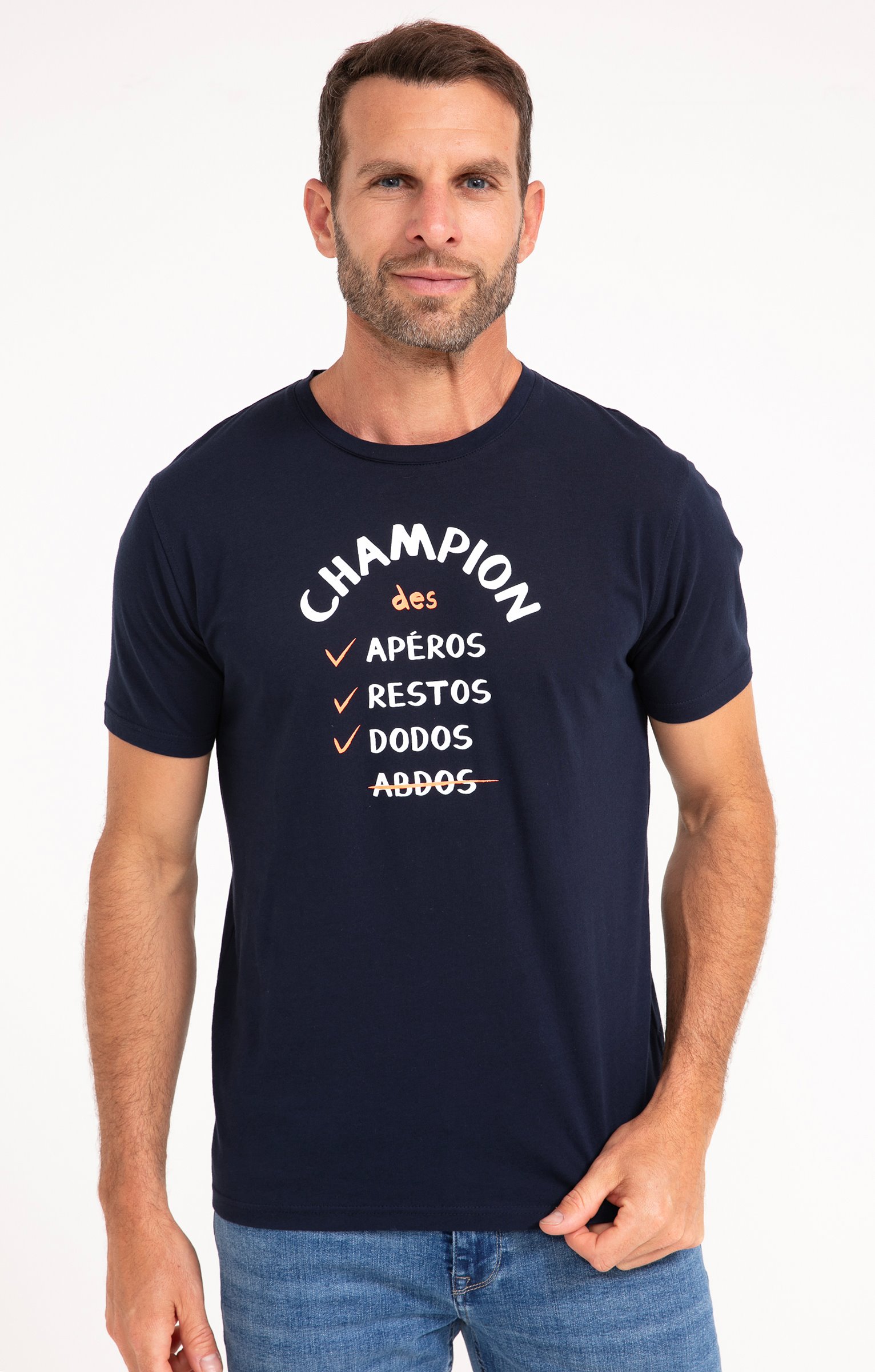 Tee-shirt Champion - MARINE