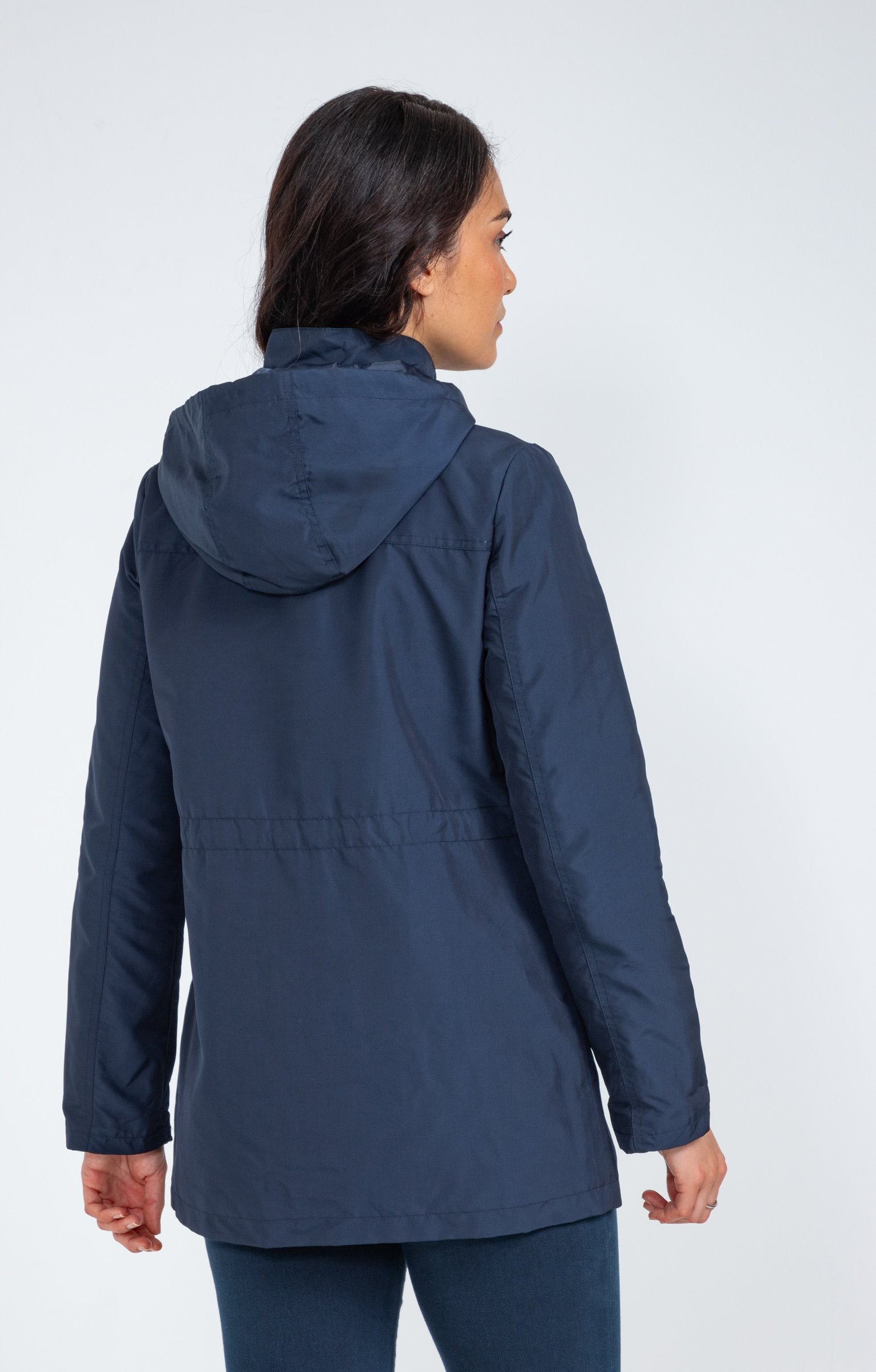 Parka avec capuche amovible - MARINE