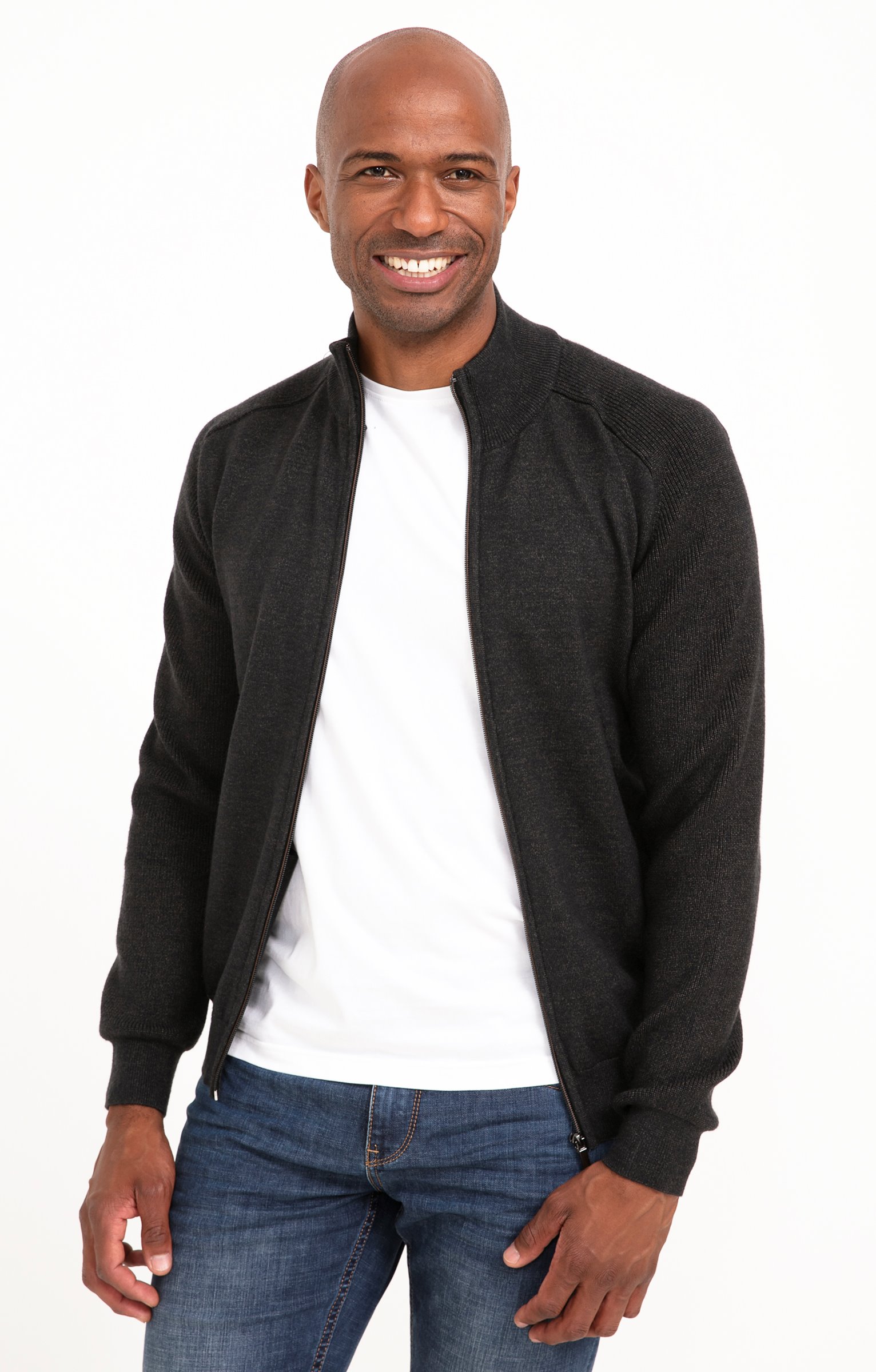 Gilet uni détails camel - CHOCOLAT