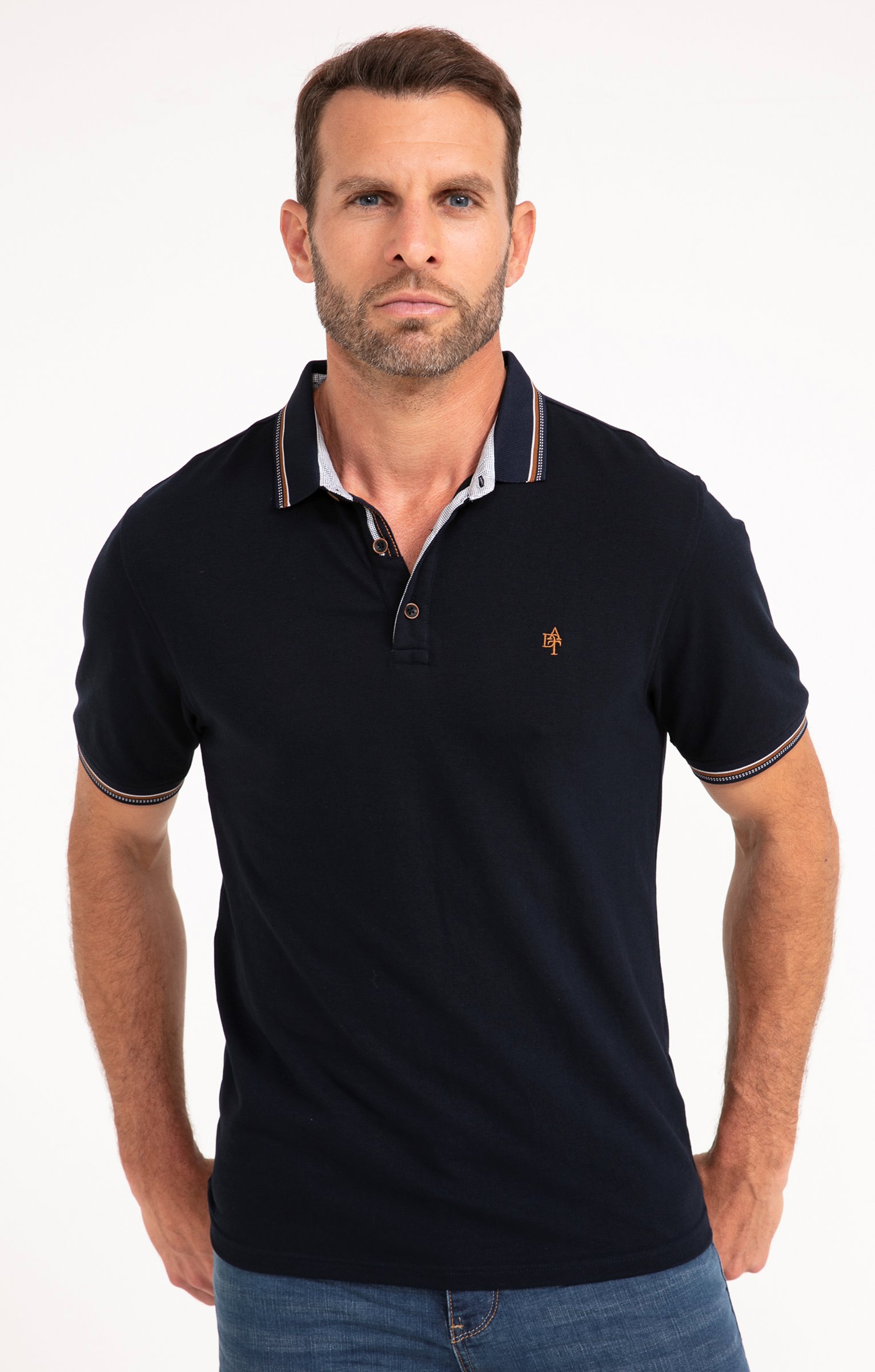 Polo manches courtes Lisy - MARINE