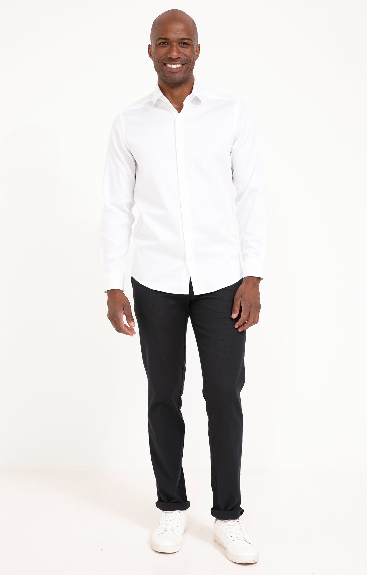 Pantalon chino Liam - MARINE