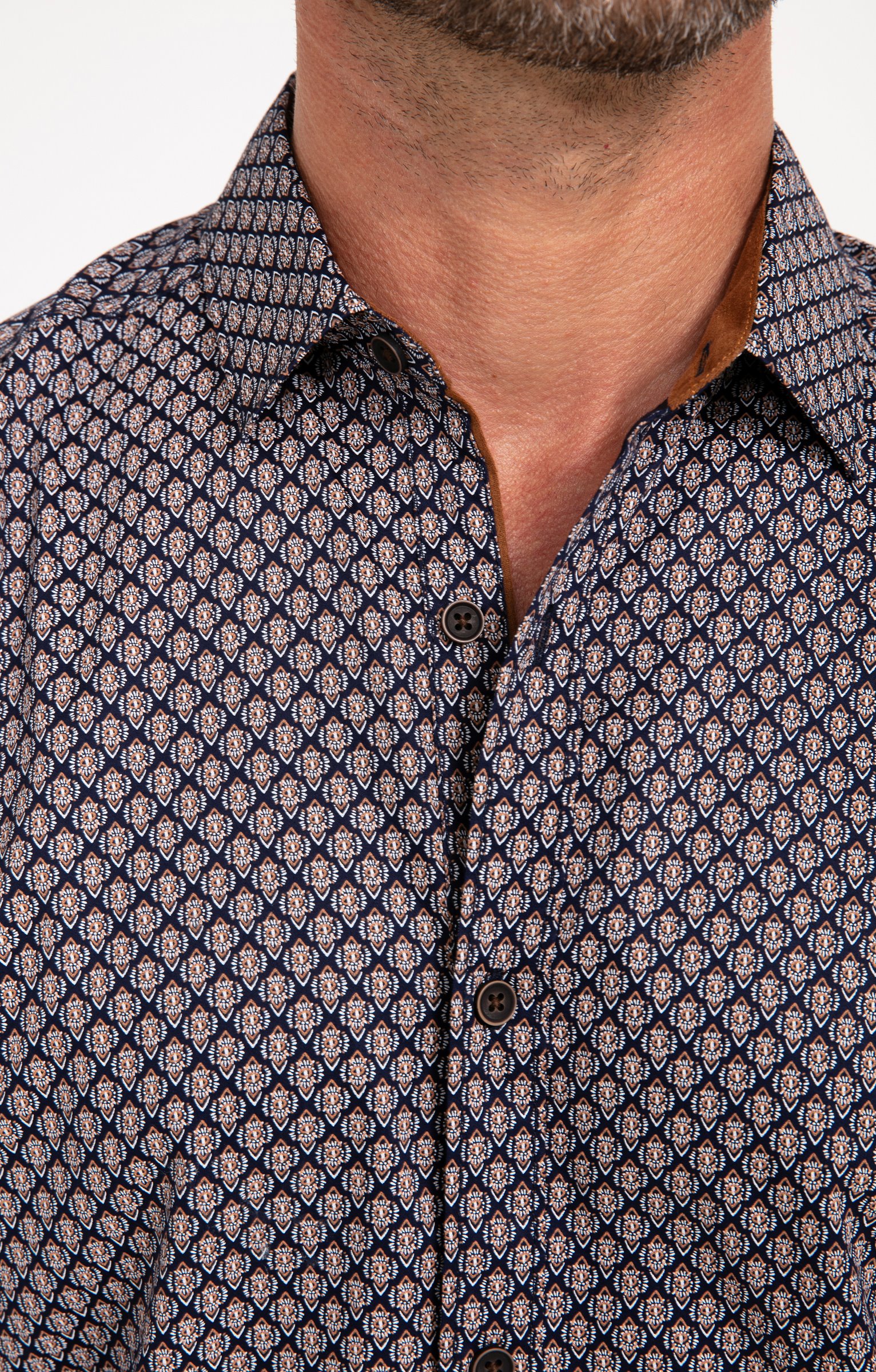 Chemise manches longues BARCA - MARINE