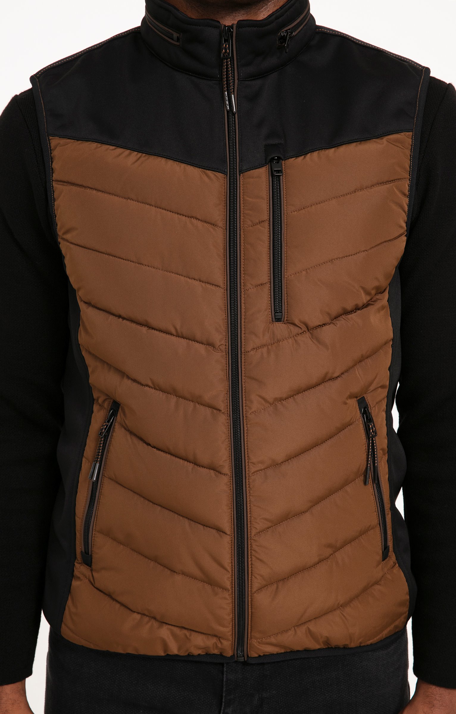 Blouson sans manches DD DENIS - CAMEL