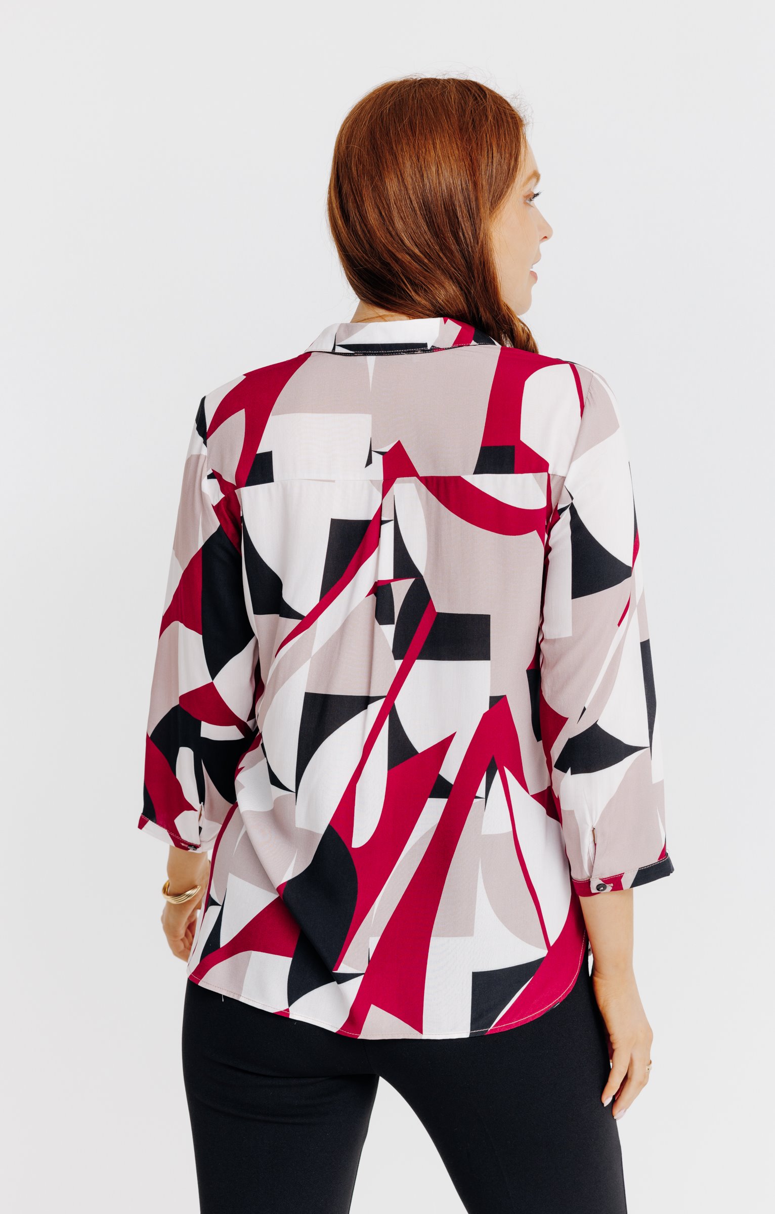 Tunique imprimée en  viscose ecovero™ - ÉCRU