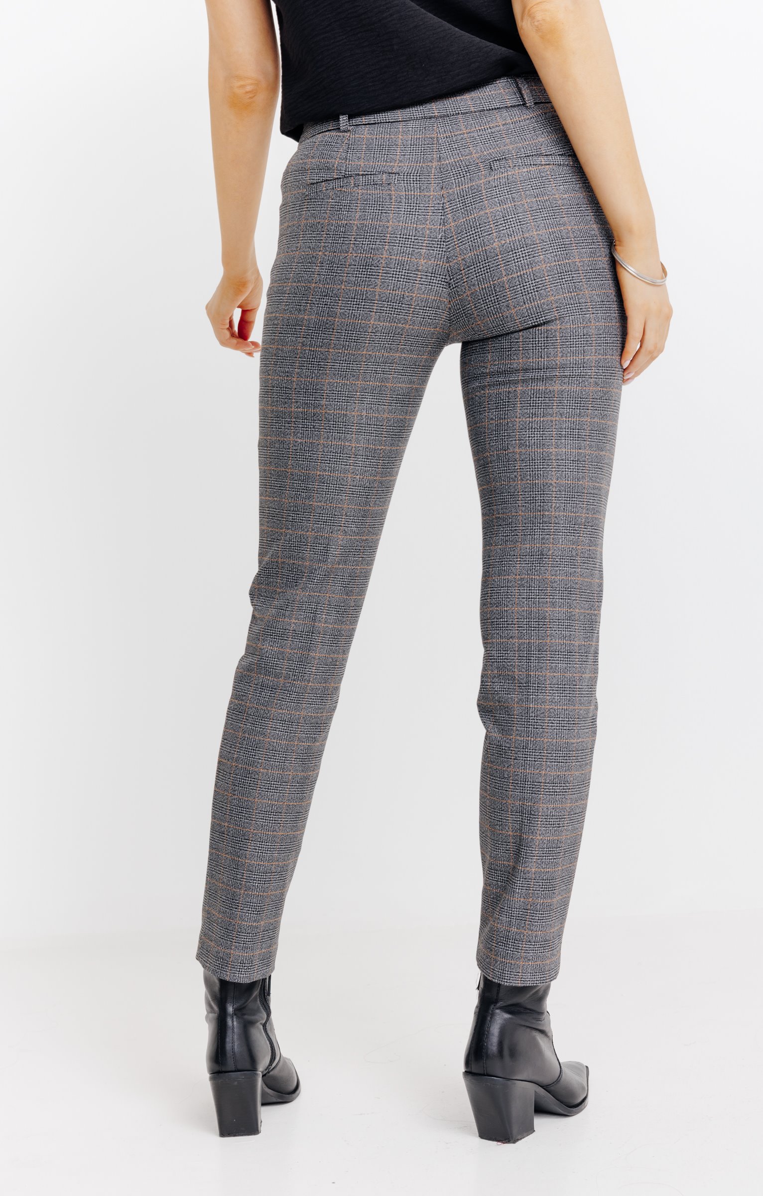 TREGGING CITY MOTIF CARREAUX  - GRIS MOYEN