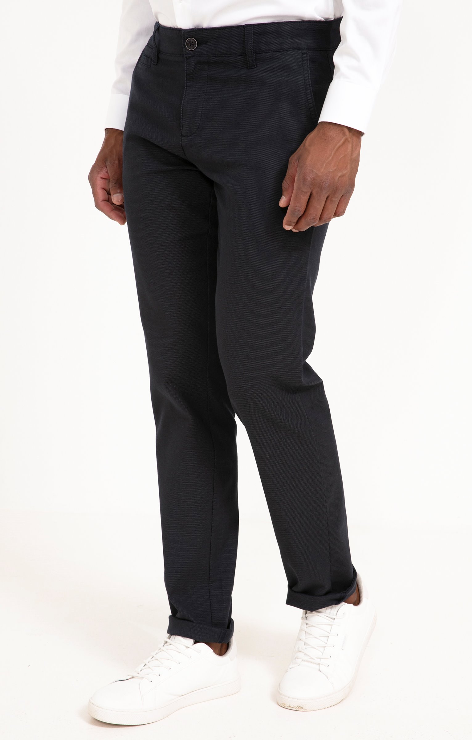 Pantalon chino Liam - MARINE