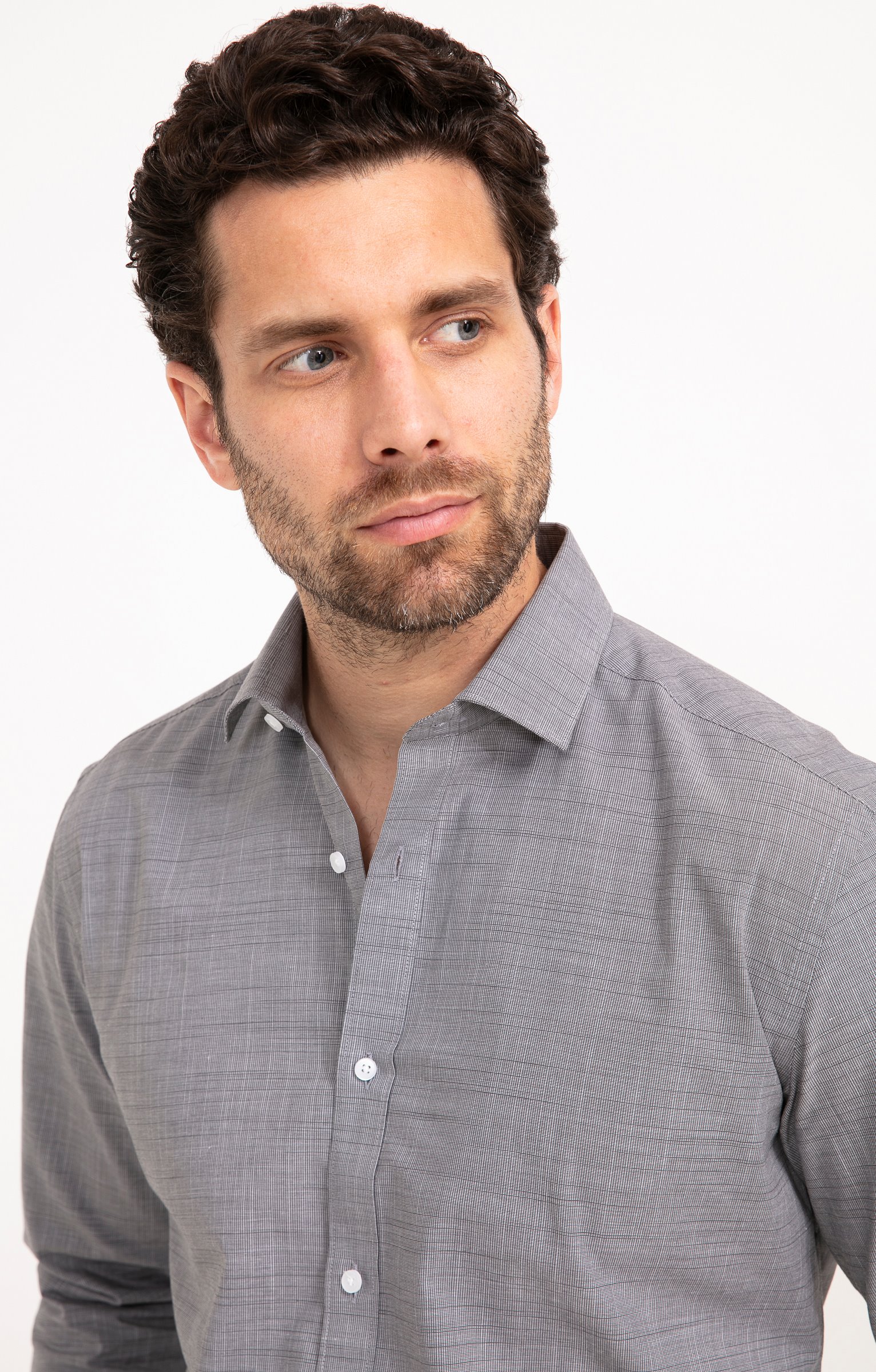 Chemise DRYGREY coupe regular - GRIS MOYEN