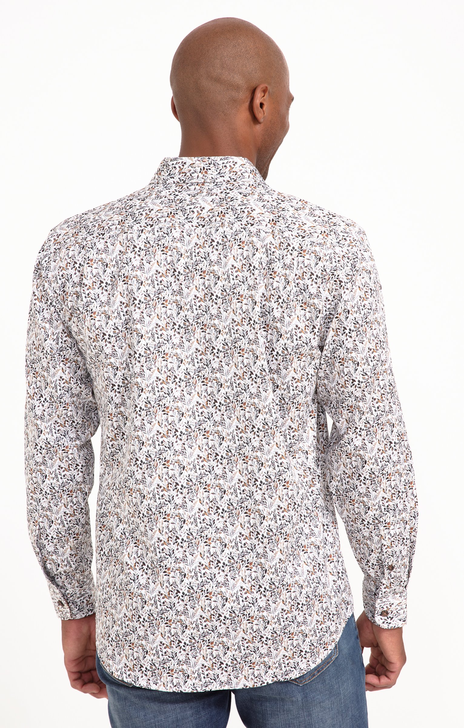 Chemise à manches longues MARCUS Gris - GRIS CLAIR