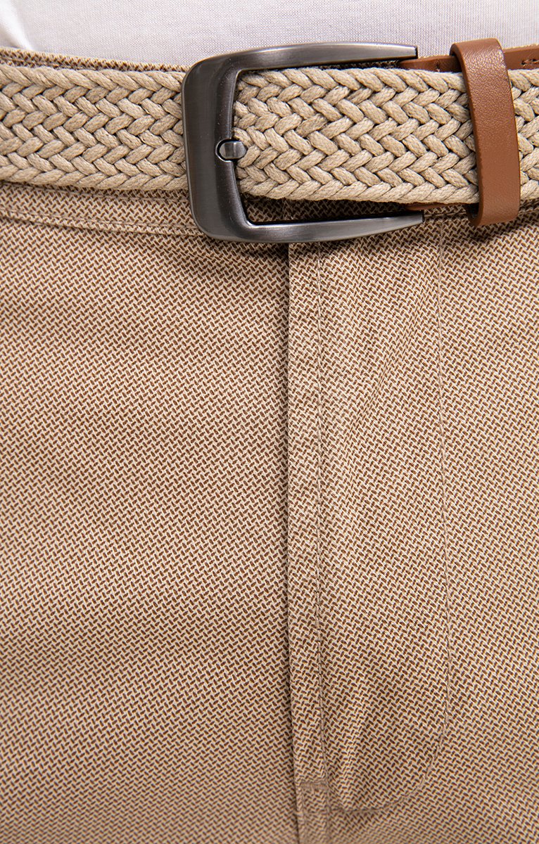 Bermuda Cargo avec ceinture - BEIGE