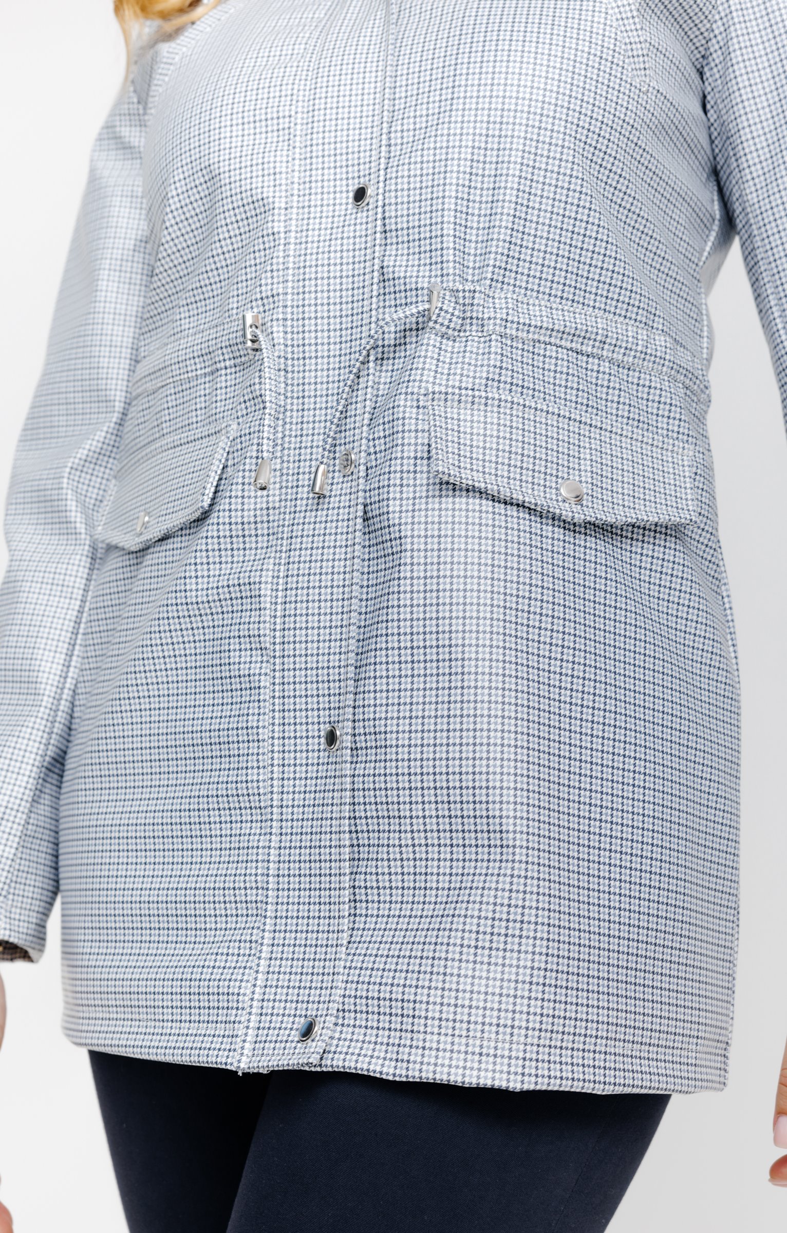 Imperméable en gomme à imprimé fantaisie - MARINE