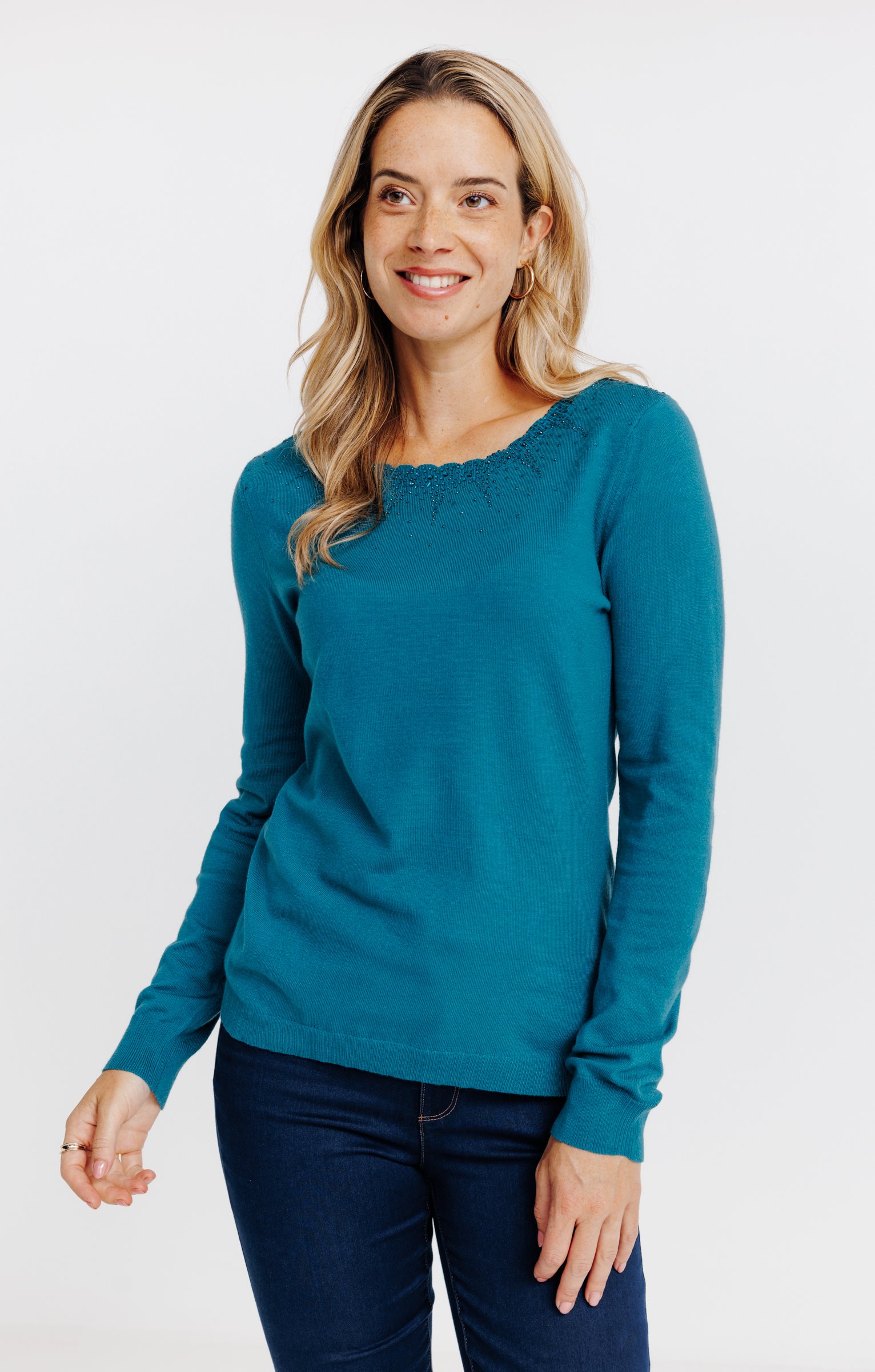 Pull détails festons - CANARD