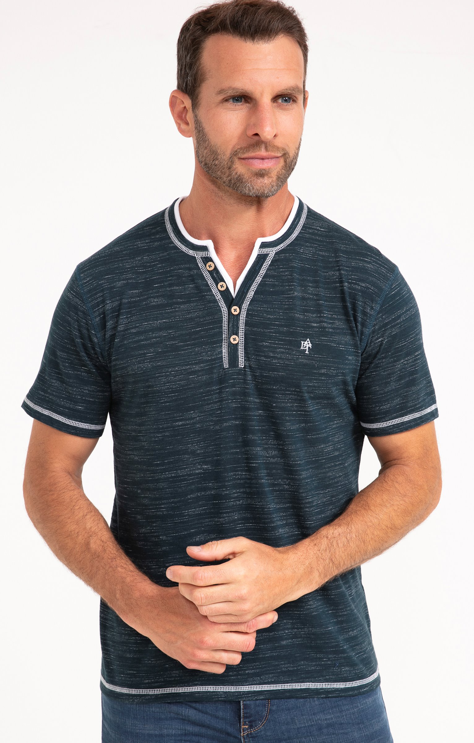 Tee-shirt manches courtes Forest - PÉTROLE