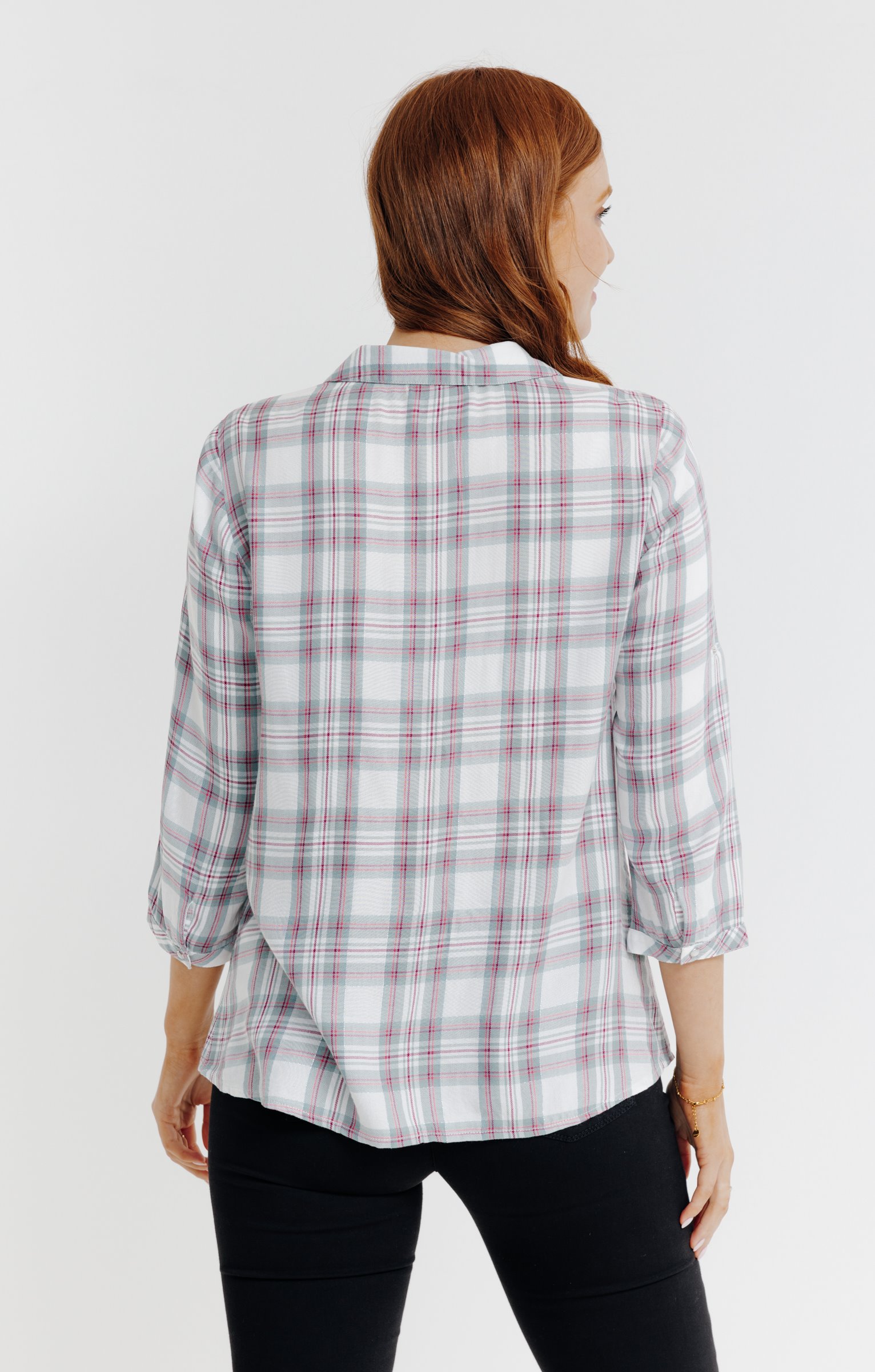 Chemise à carreaux - ÉCRU