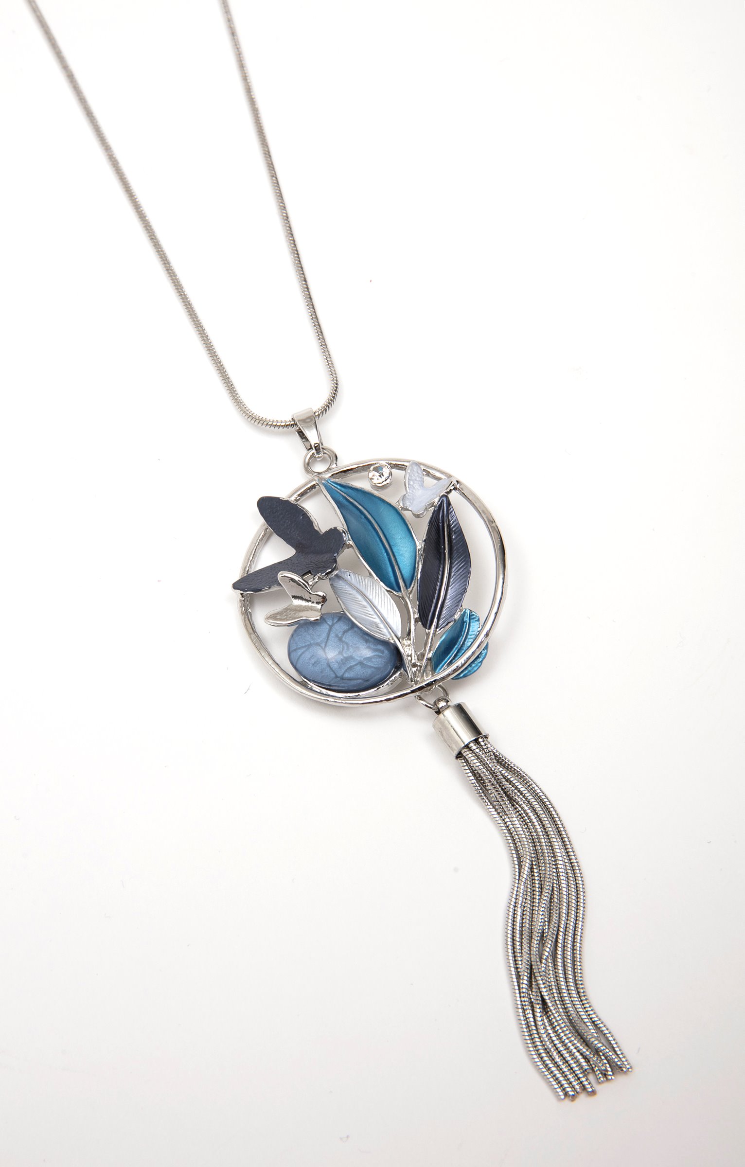 Sautoir avec pendentif cercle - INDIGO