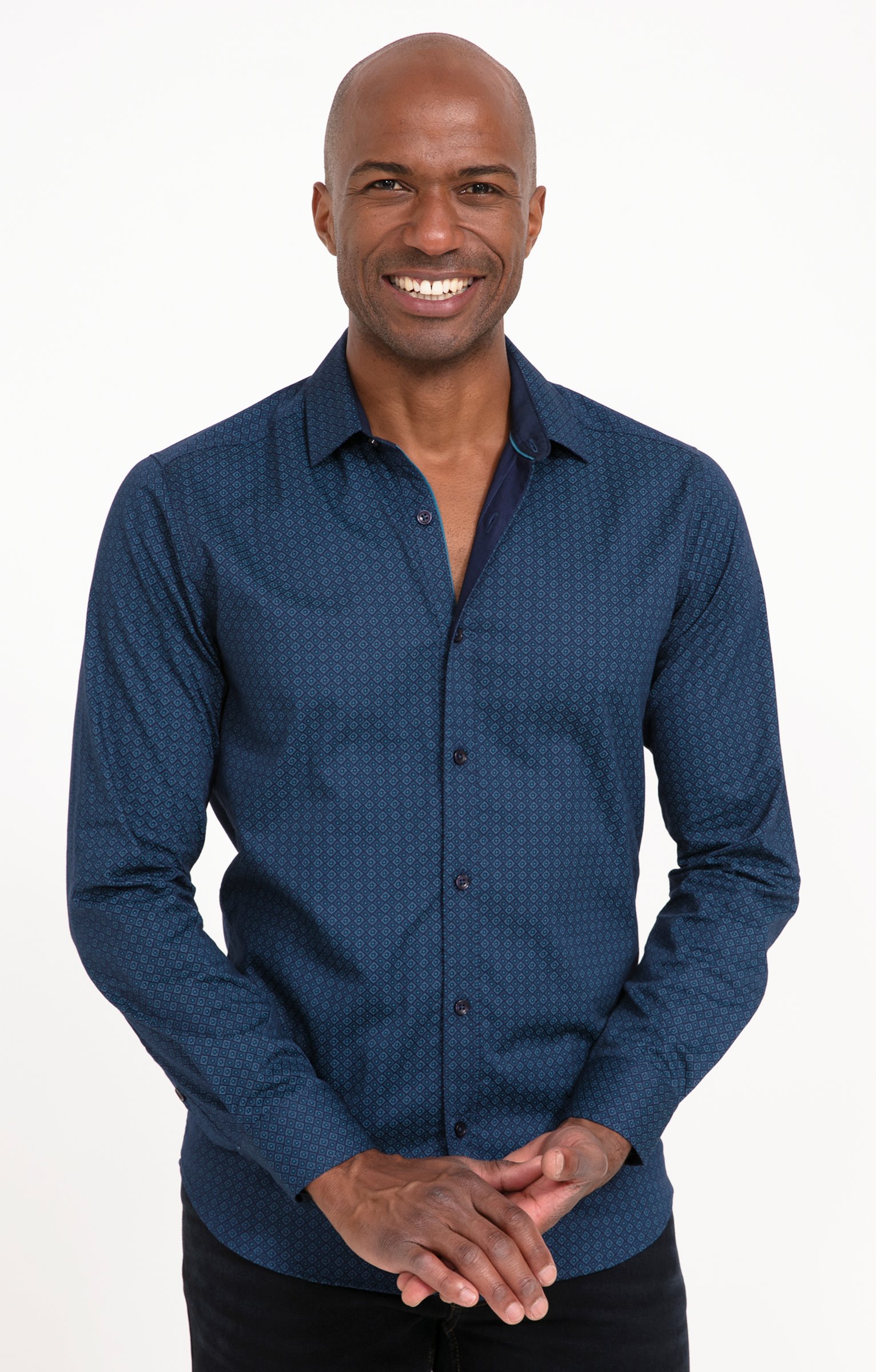 Chemise manches longues YORK Petrole - CANARD