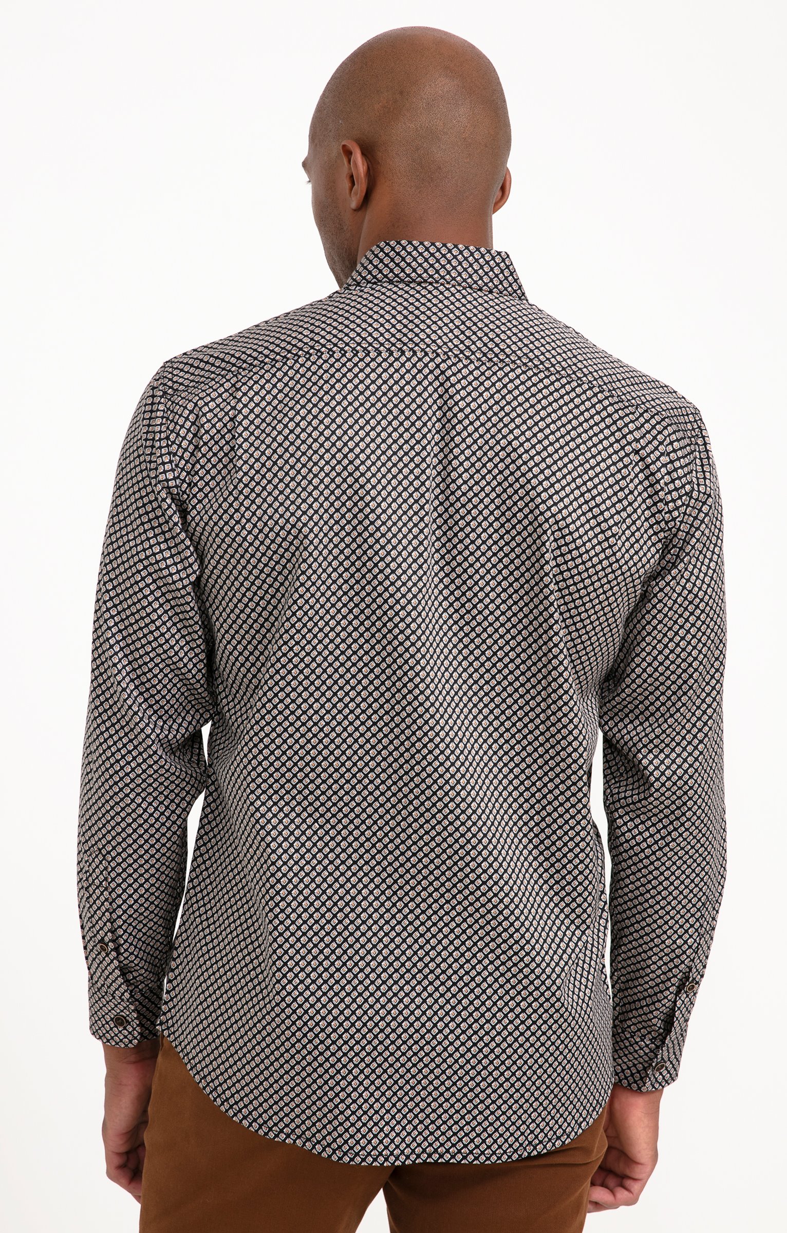 Chemise imprimée SQUARRY - NOIR